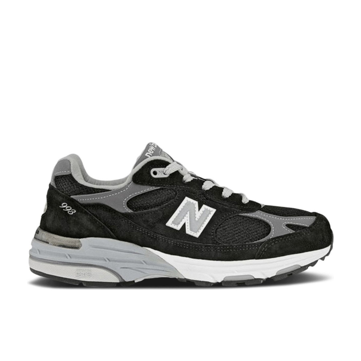 New Balance 993 MiUSA Black Grey (Women's)