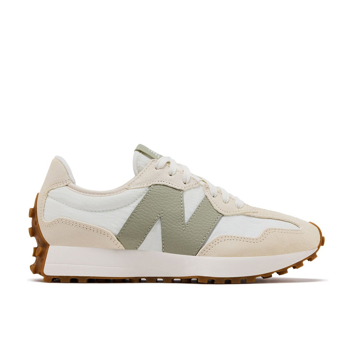 New Balance 327 Linen Sea Salt Olivine Womens