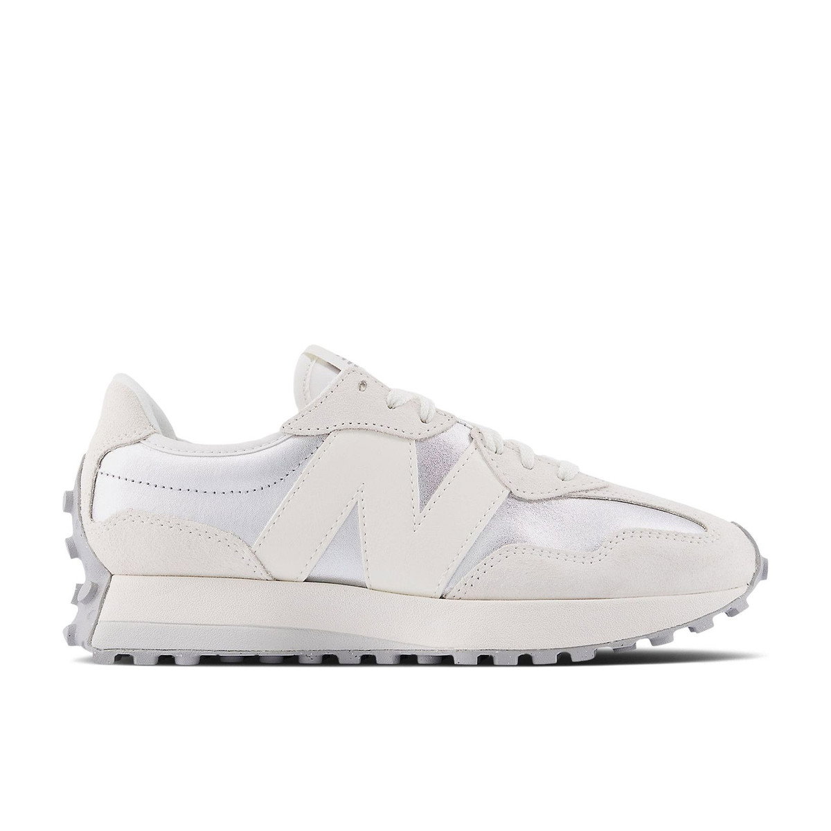 New Balance 327 Silver Metallic Sea Salt Womens