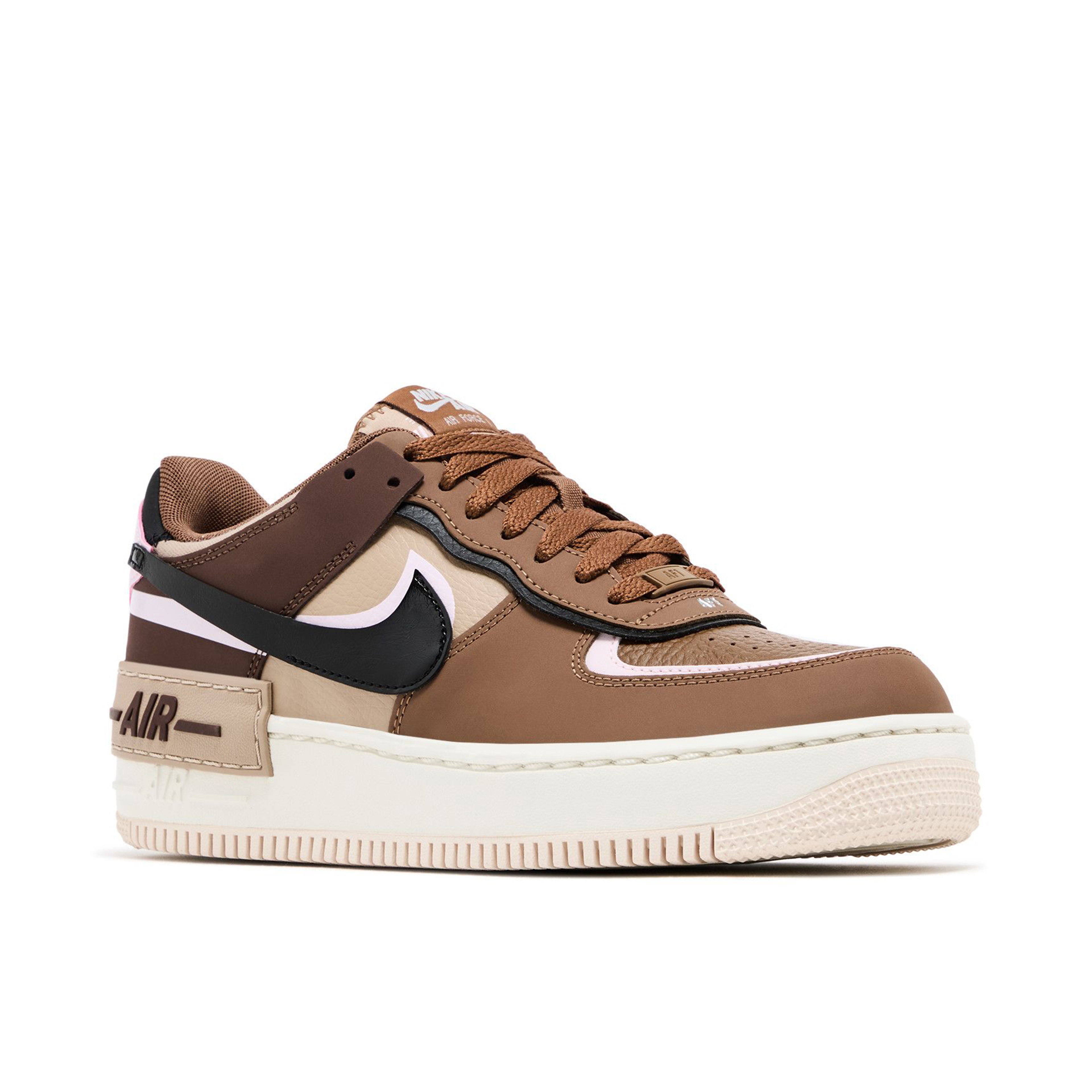 Nike Air Force 1 Low Shadow Light British Tan Pink Foam Womens