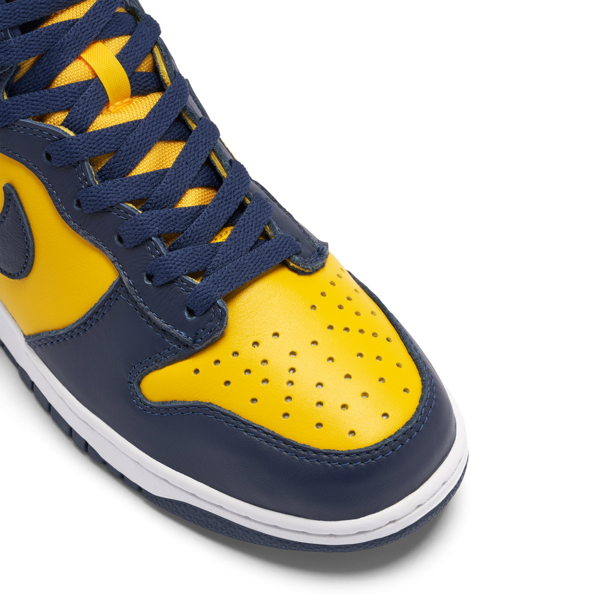 Size 6.5 Nike iD Dunk High Michigan Blue Yellow Men Athletic Sneakers 316142-994 The Nike Dunk High  main image 3