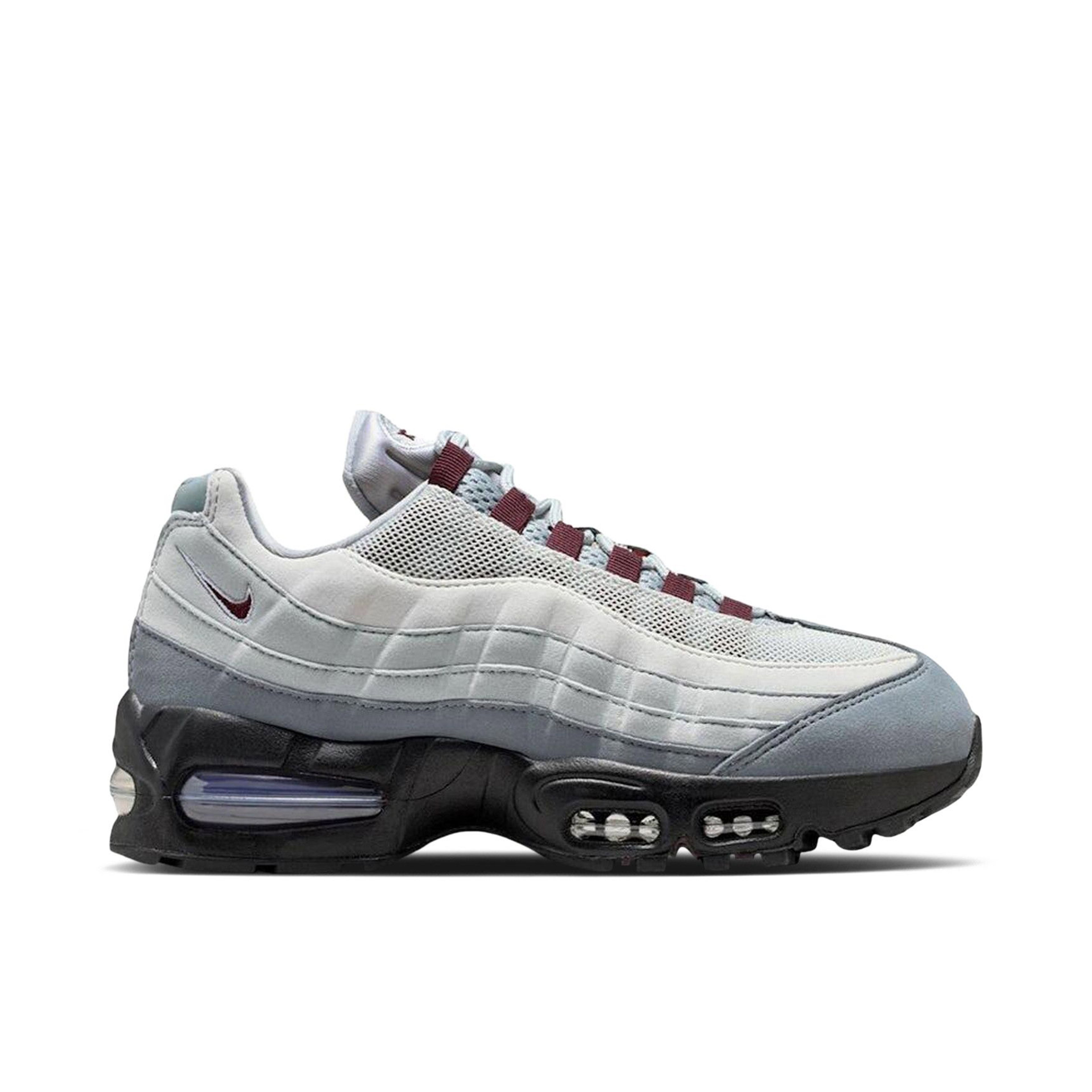 Nike Air Max 95 OG Big Bubble Smoke Grey Burgundy Crush Womens