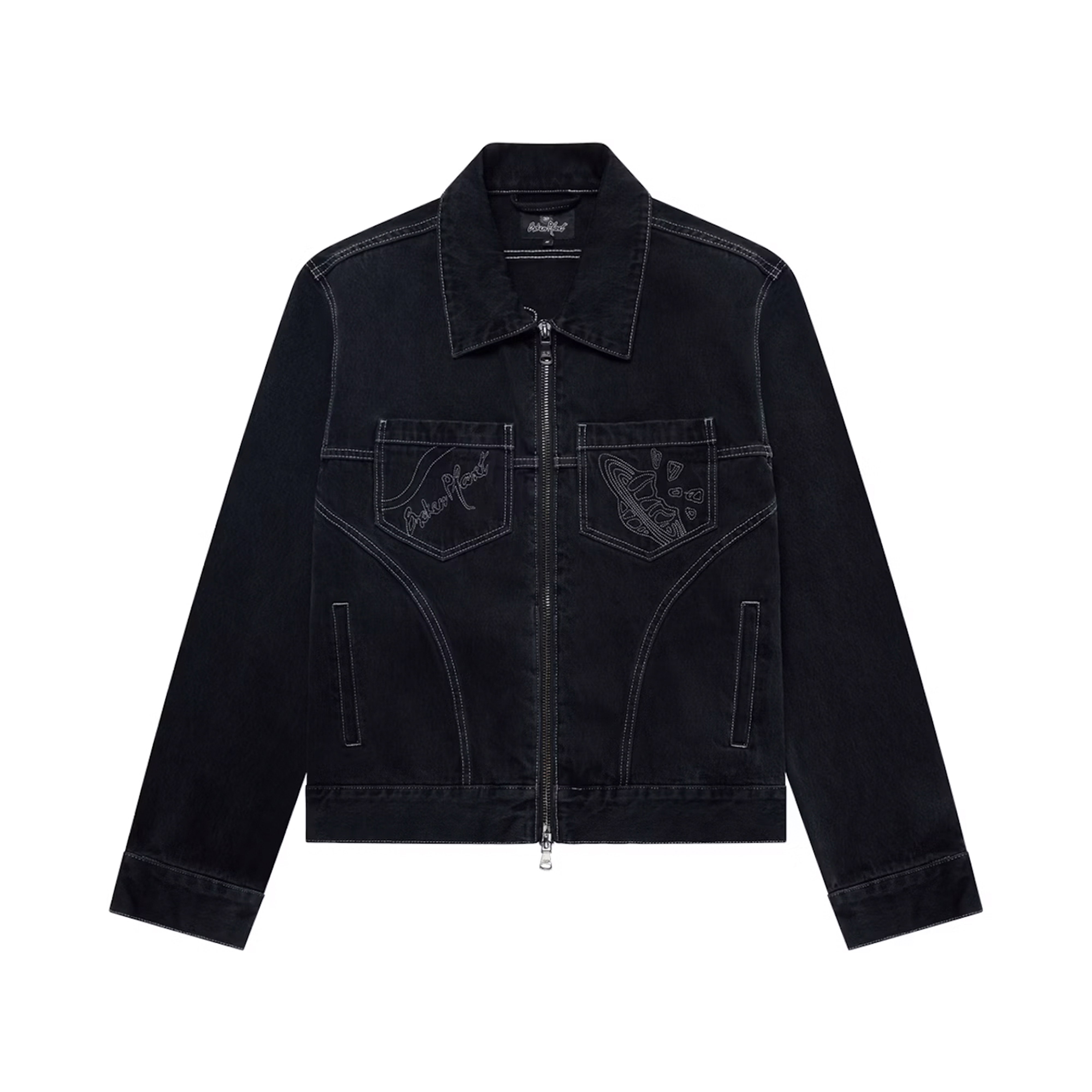 Broken Planet Denim Jacket Washed Black | BROKEN-PLANET-00133 | Laced