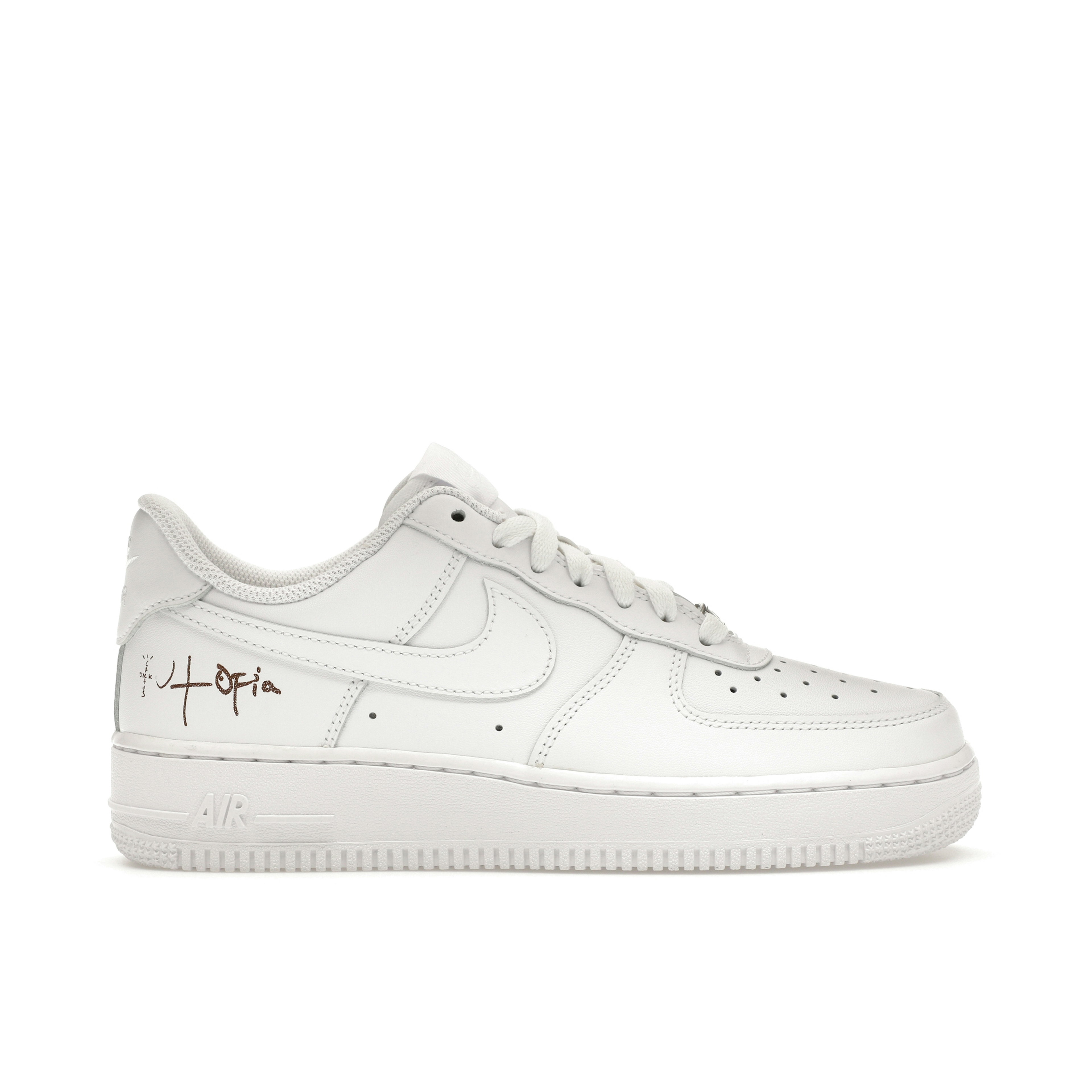 Nike Air Force 1 Low '07 White Travis Scott Cactus Jack Utopia Edition Femme