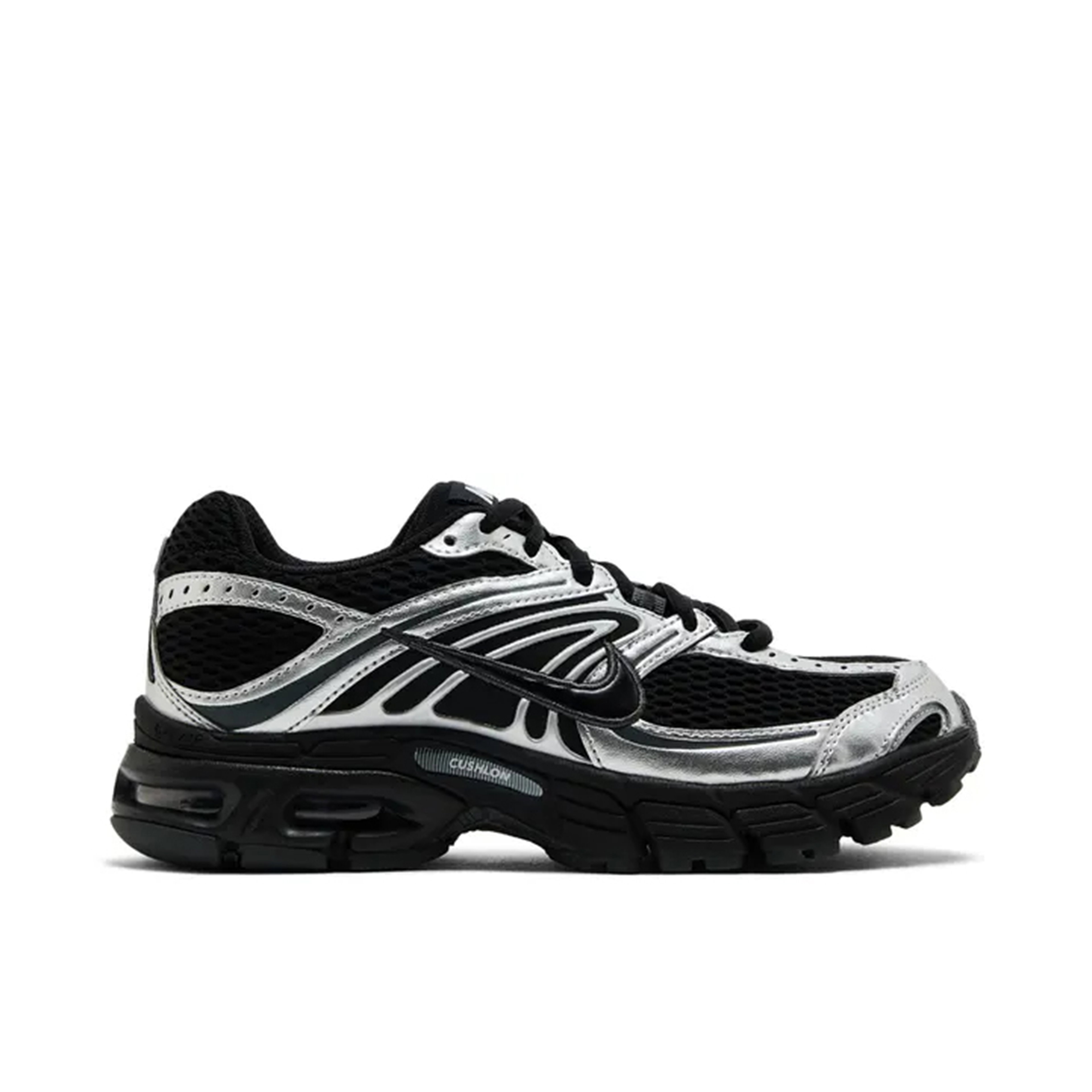 Nike Air Max Moto 2K Black Metallic Silver Womens