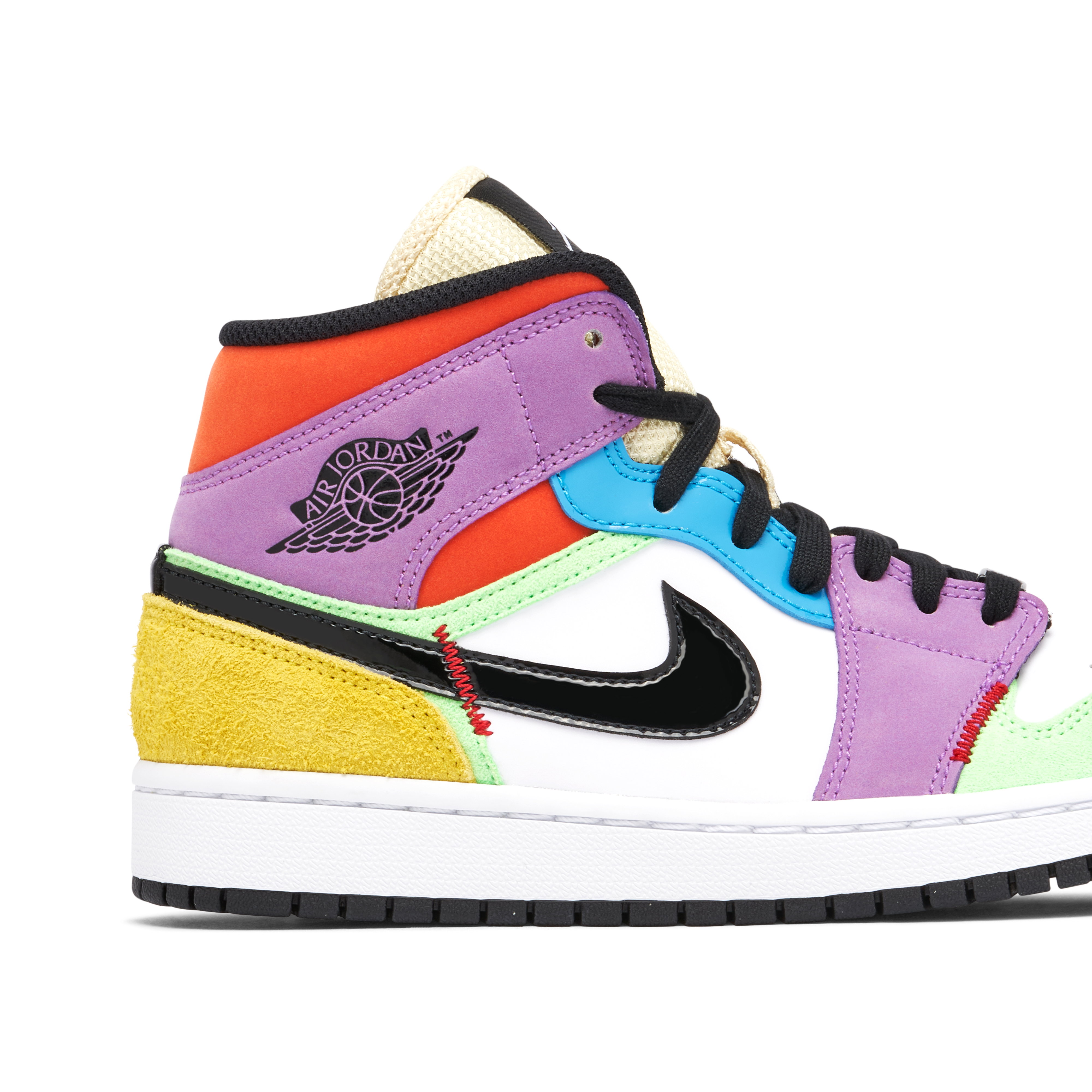 Air Jordan 1 Mid SE Multi-Color Womens | CW1140-100 | Laced