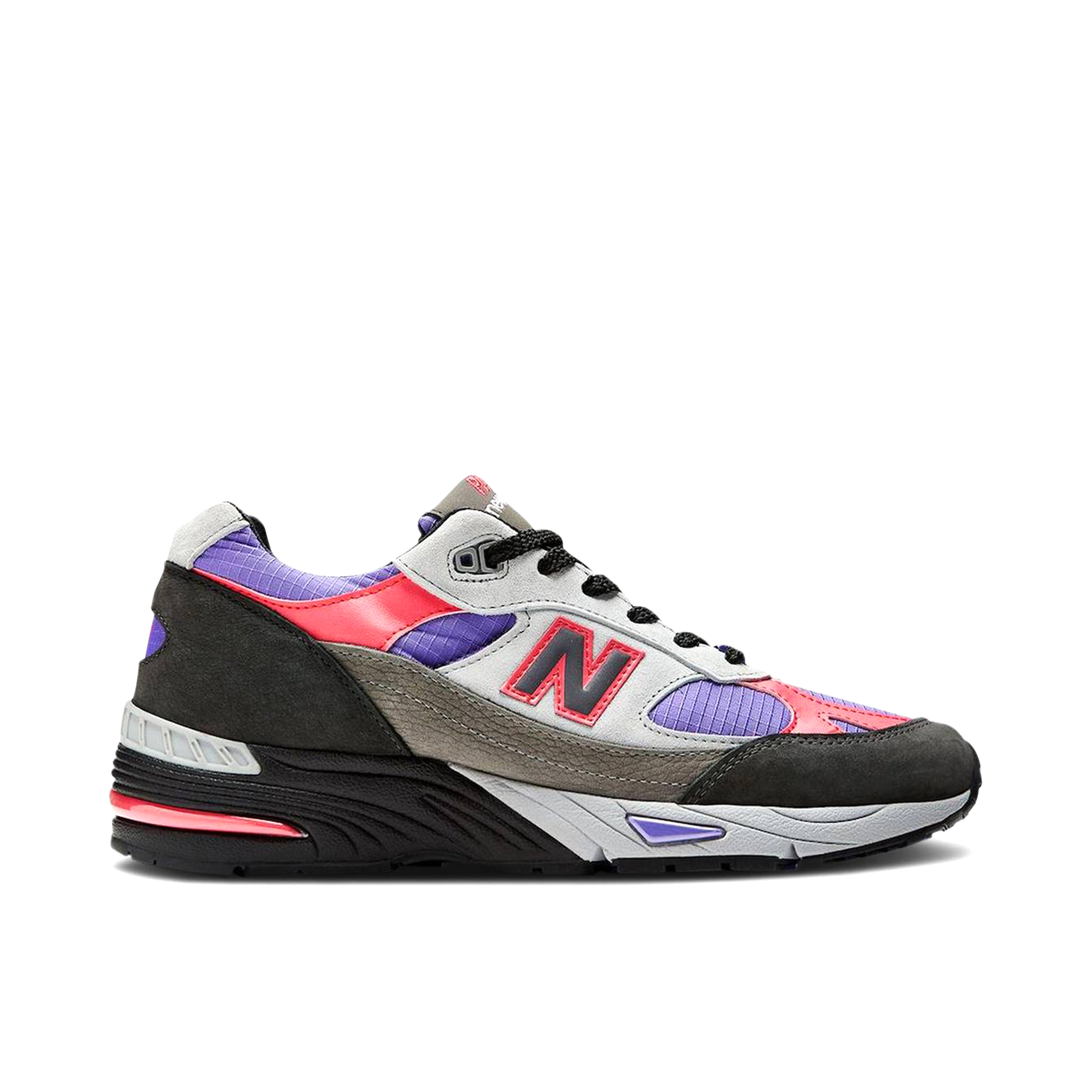 スニーカー PALACE New Balance M991PLE New Balance 991 x PALACE Grey Pink Multi | M991PLE | Laced