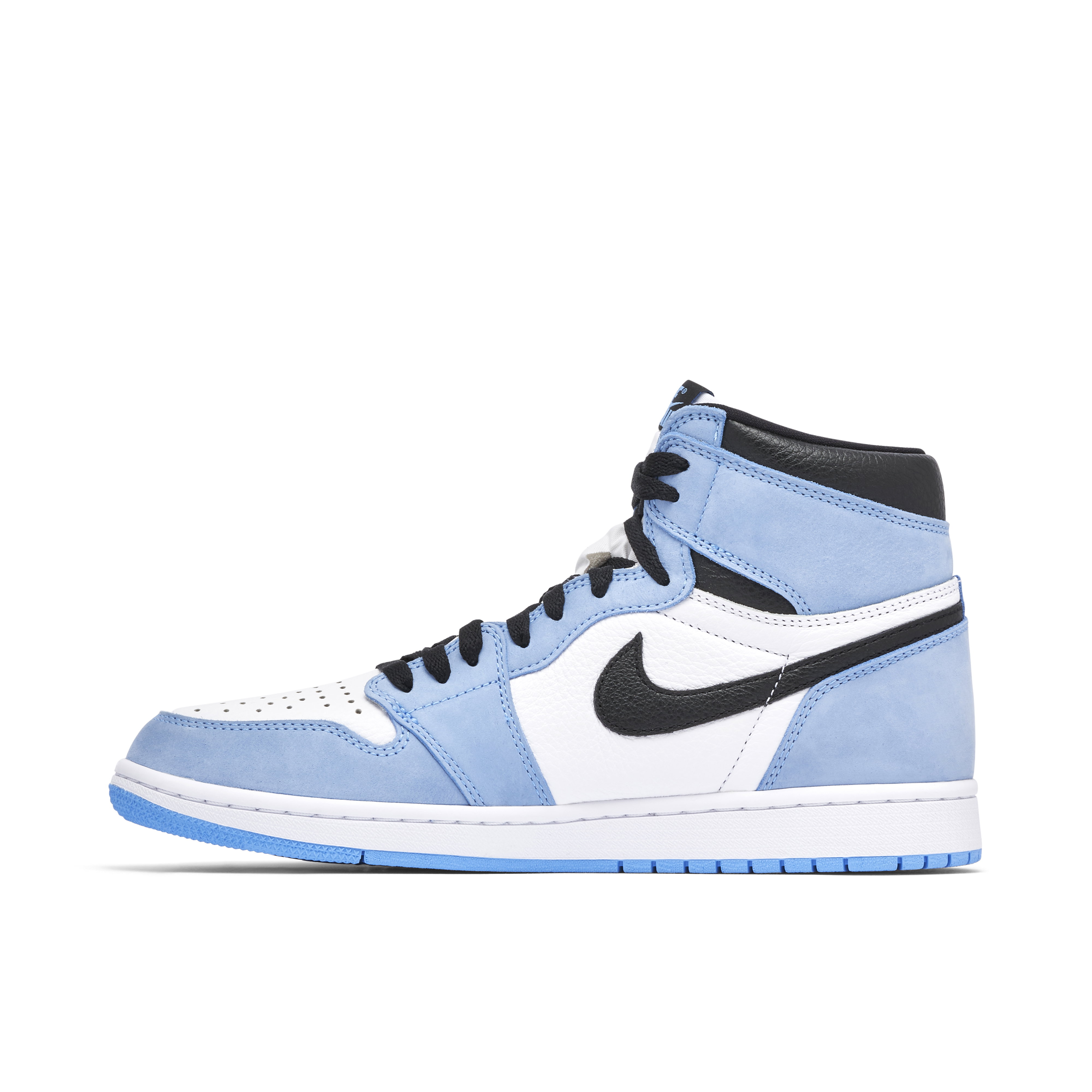 Air Jordan 1 Retro High White University Blue Black | 555088-134