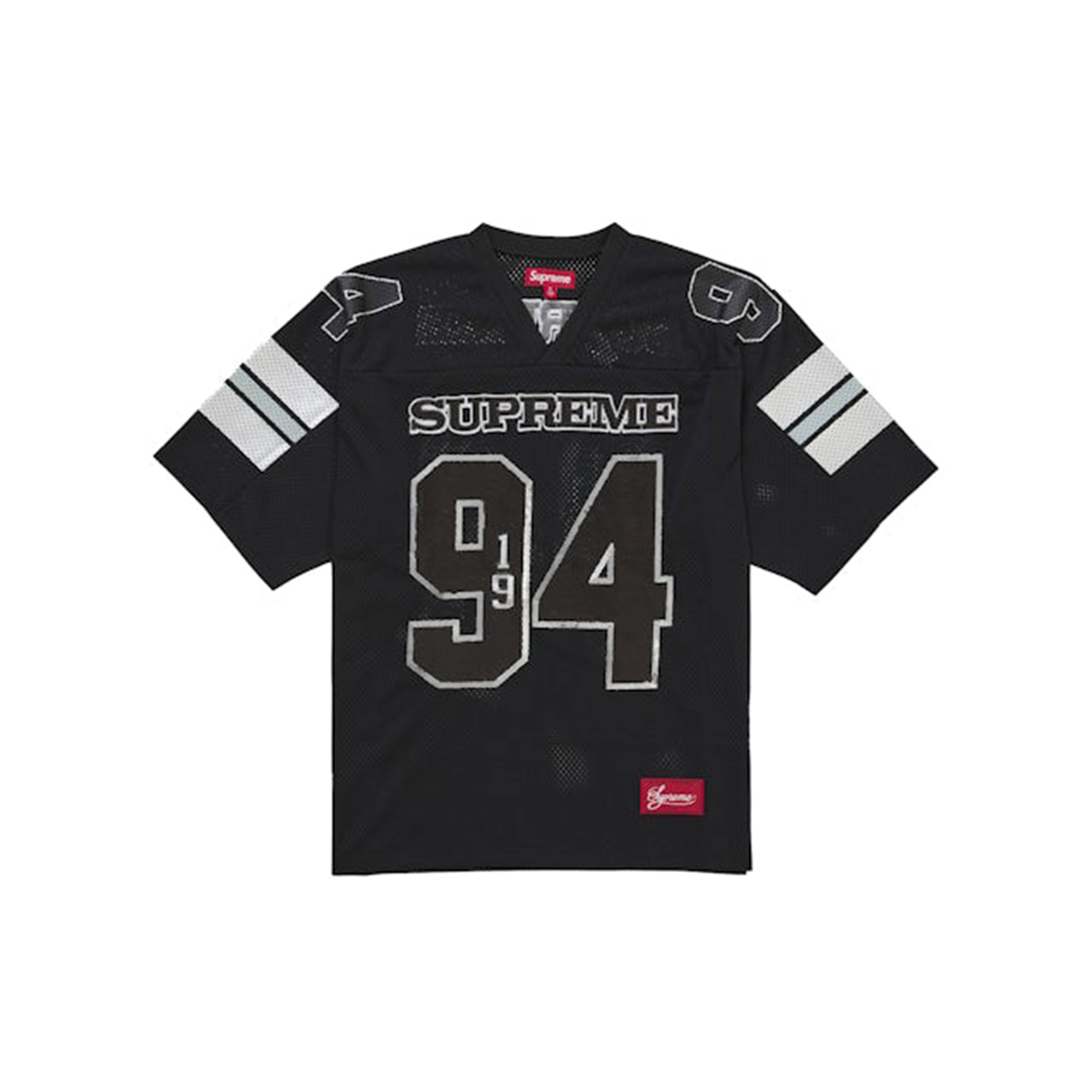 Supreme Sequin Football Jersey Black