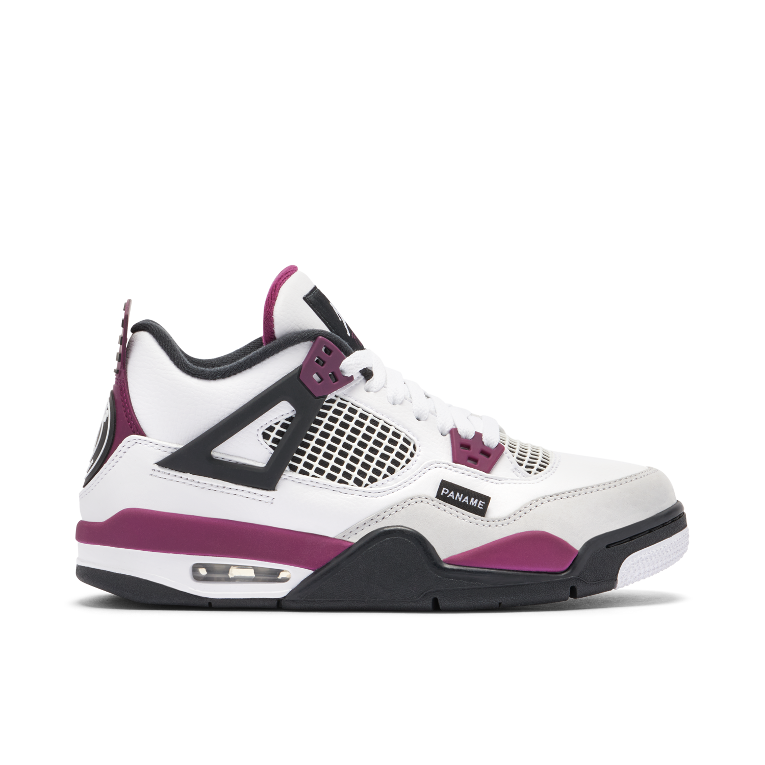 Air Jordan 4 x PSG White Neutral Grey Bordeaux GS