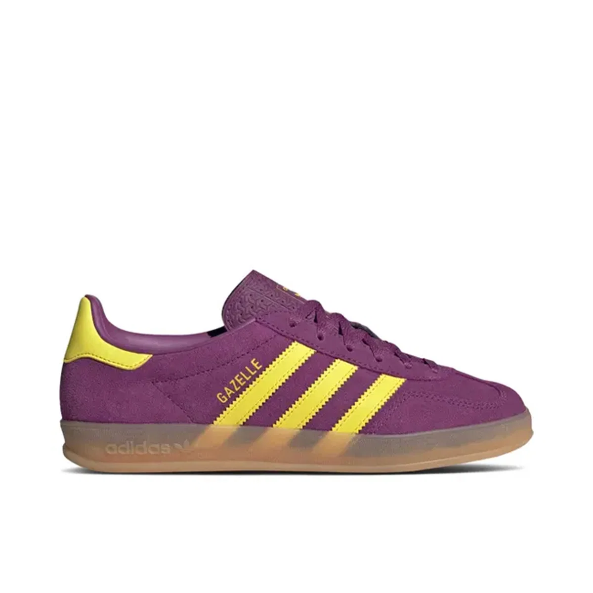 adidas gazelle silver green womens adidas Gazelle Bold Shoes - Women's - Purple / Wonder White / Gold main image 0