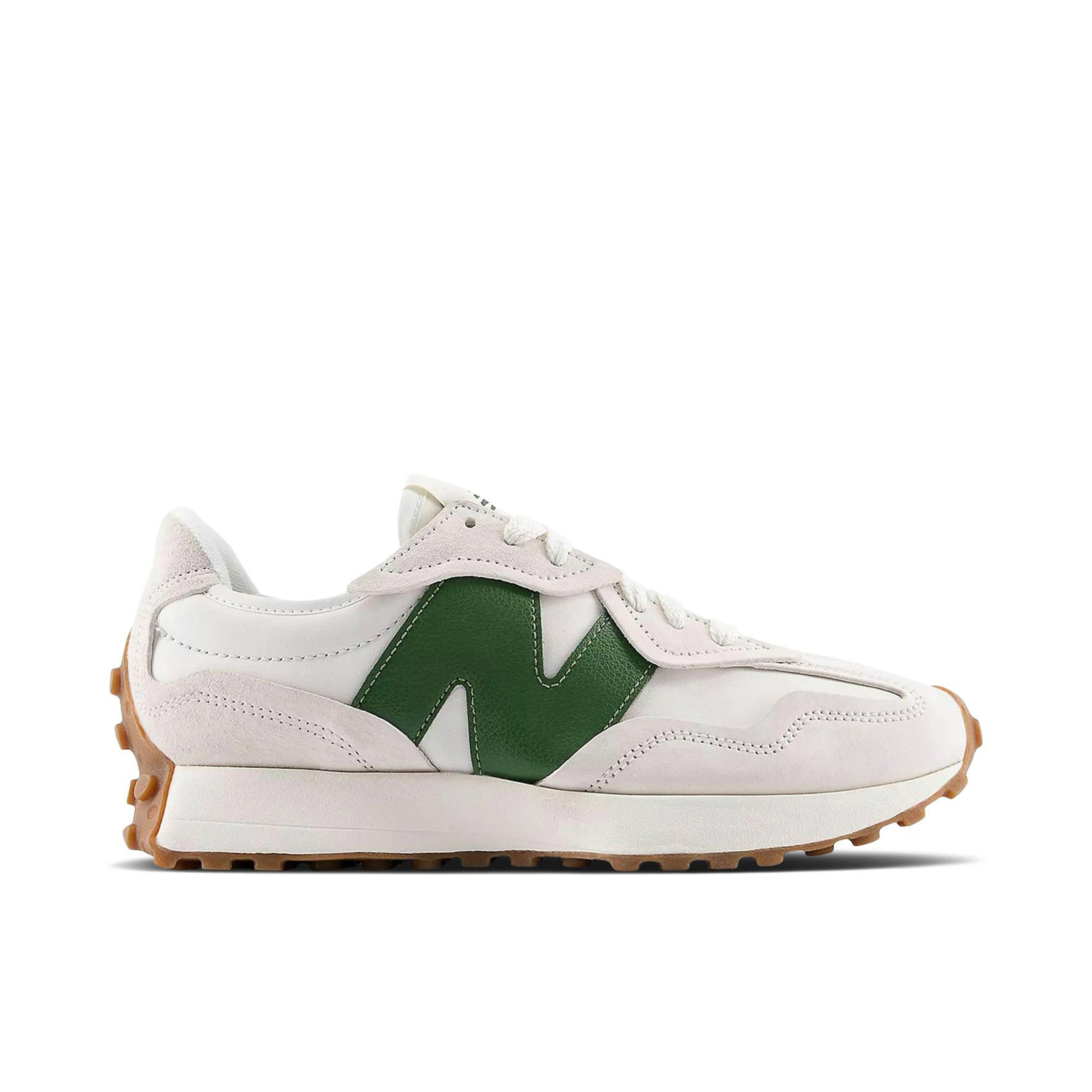 New Balance 327 Linen Dark Alpine Green Gum