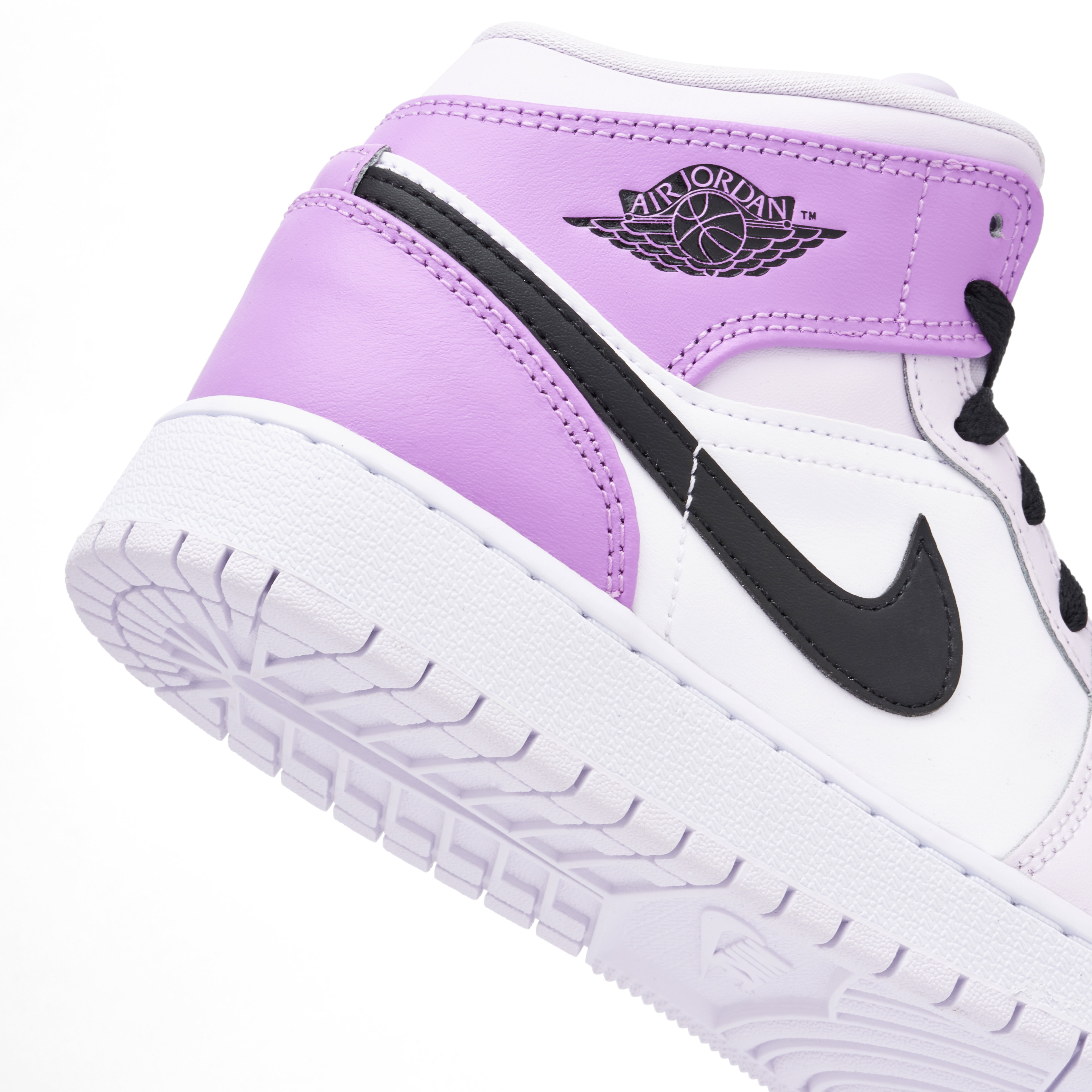 Air Jordan 1 Mid Pink Lavender GS