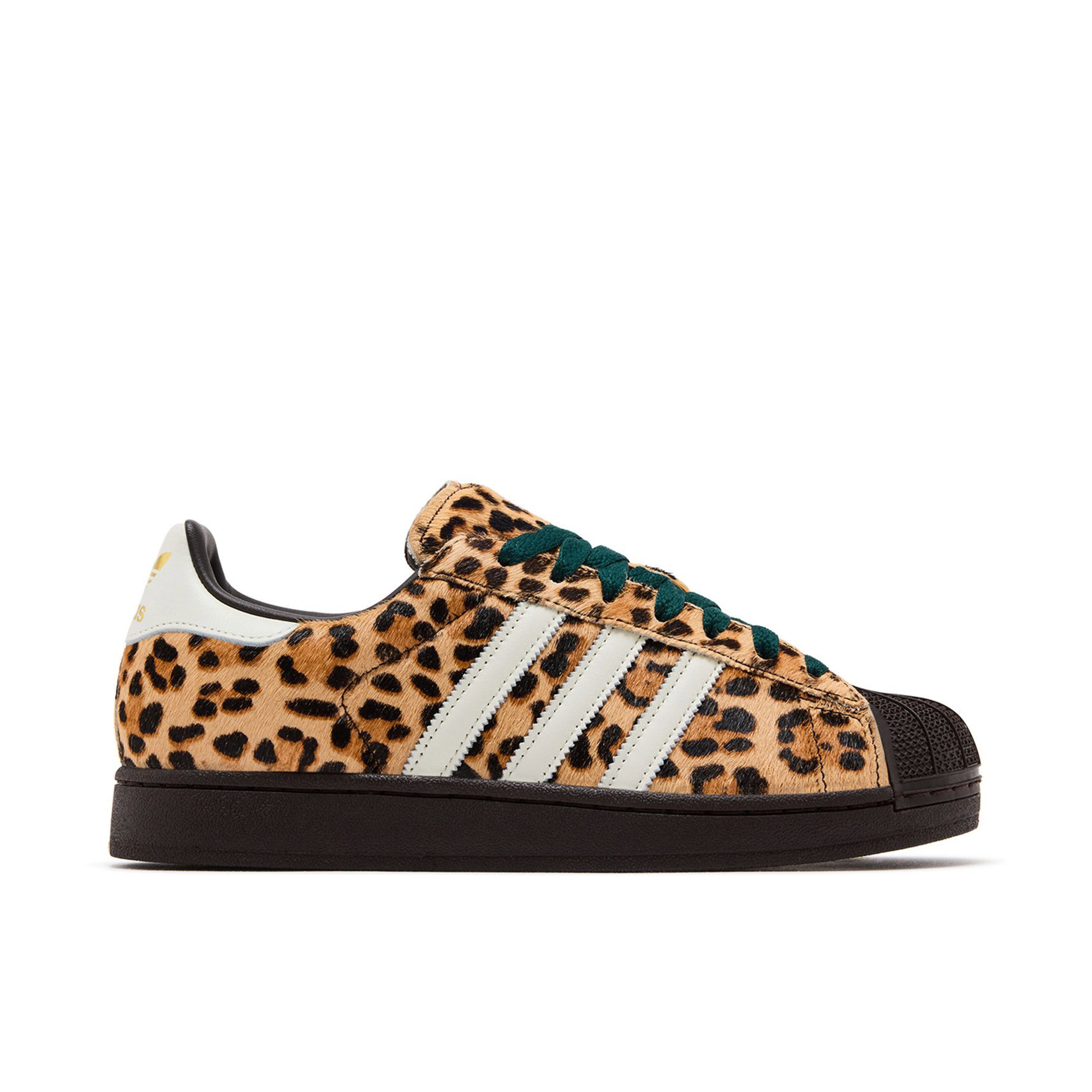 Adidas Superstar II Leopard Dark Brown Ivory Womens