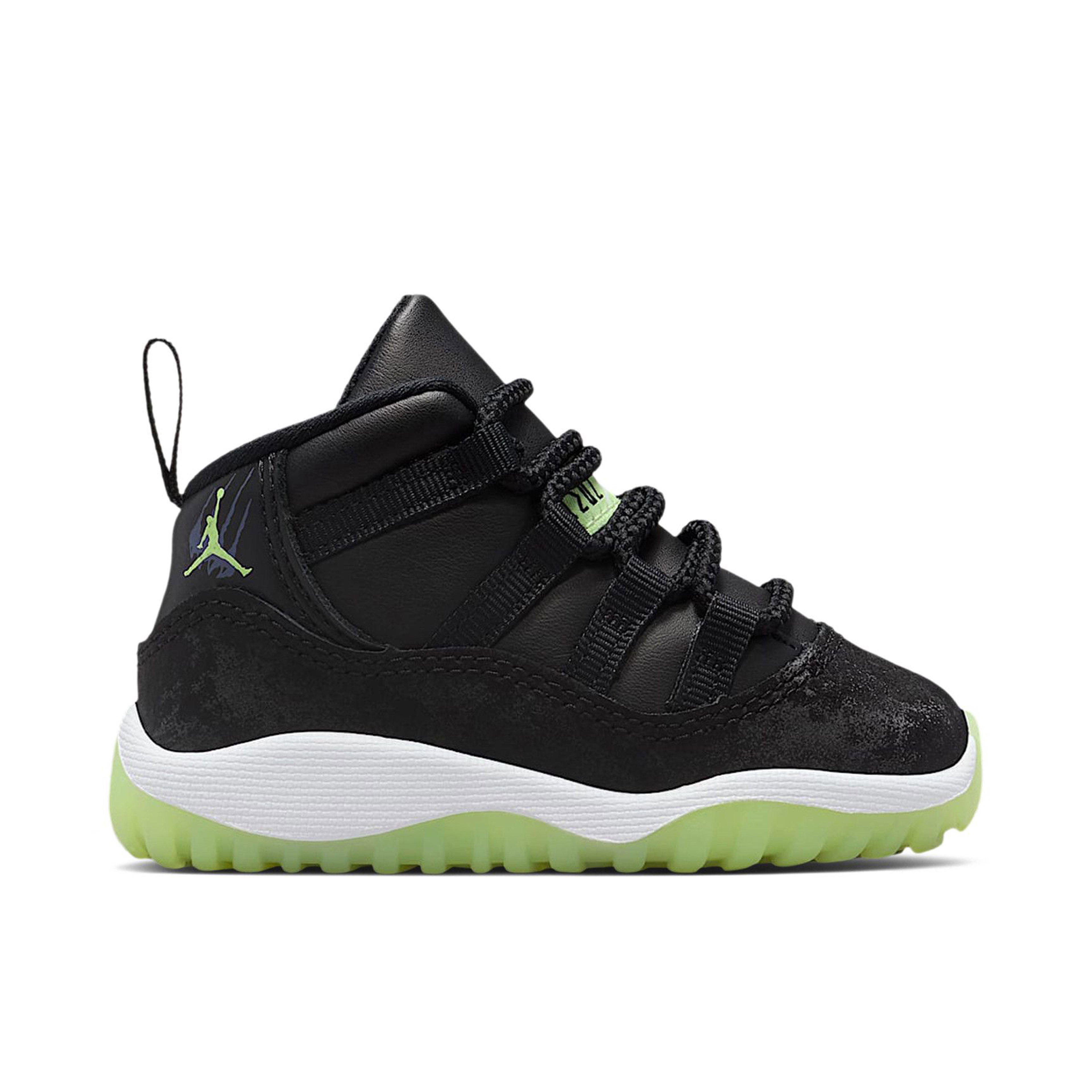 Air Jordan 11 Retro Black Barely Volt TD
