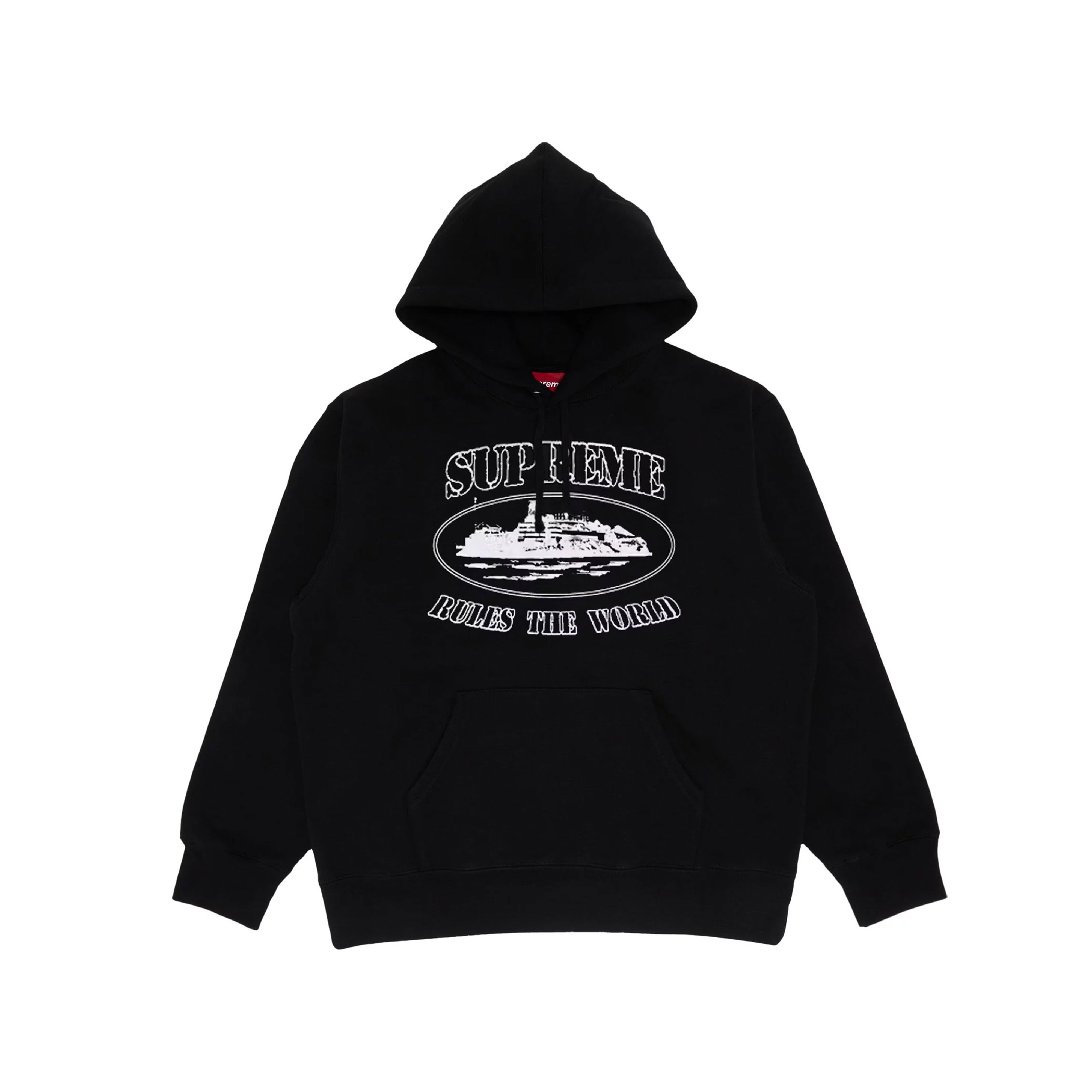 Supreme Corteiz Rules The World Hoodie Black | SUPREME-00298 | Laced