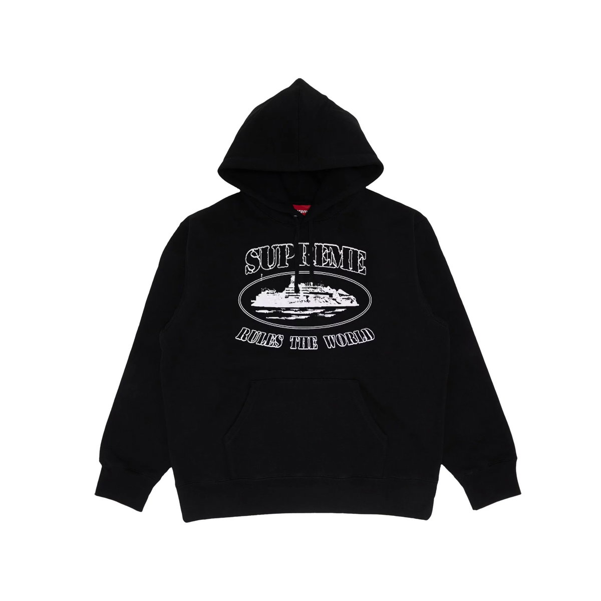 Supreme Corteiz Rules The World Hoodie Black | SUPREME-00298 | Laced