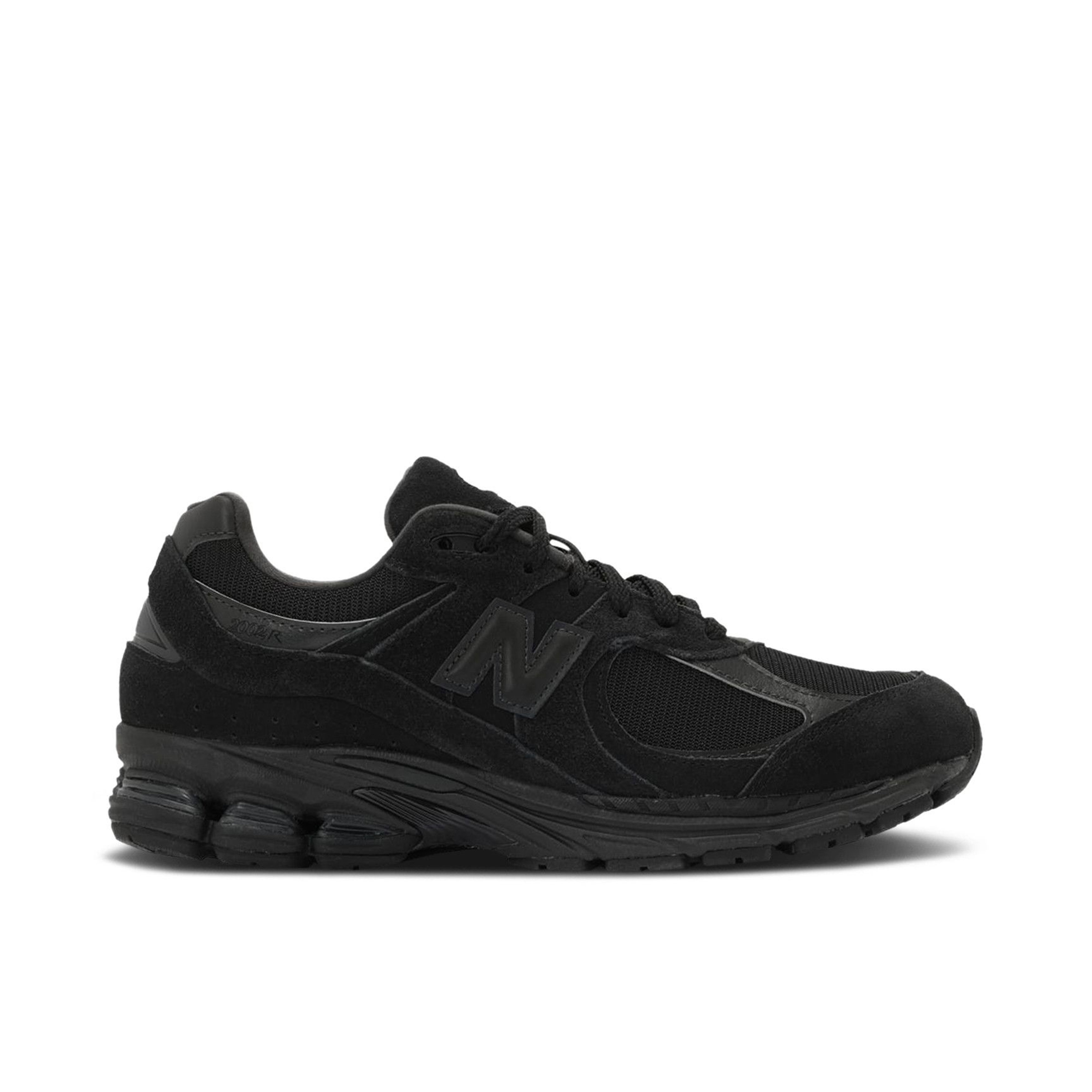 New Balance 2002R Triple Black Suede | U2002RBL | Laced