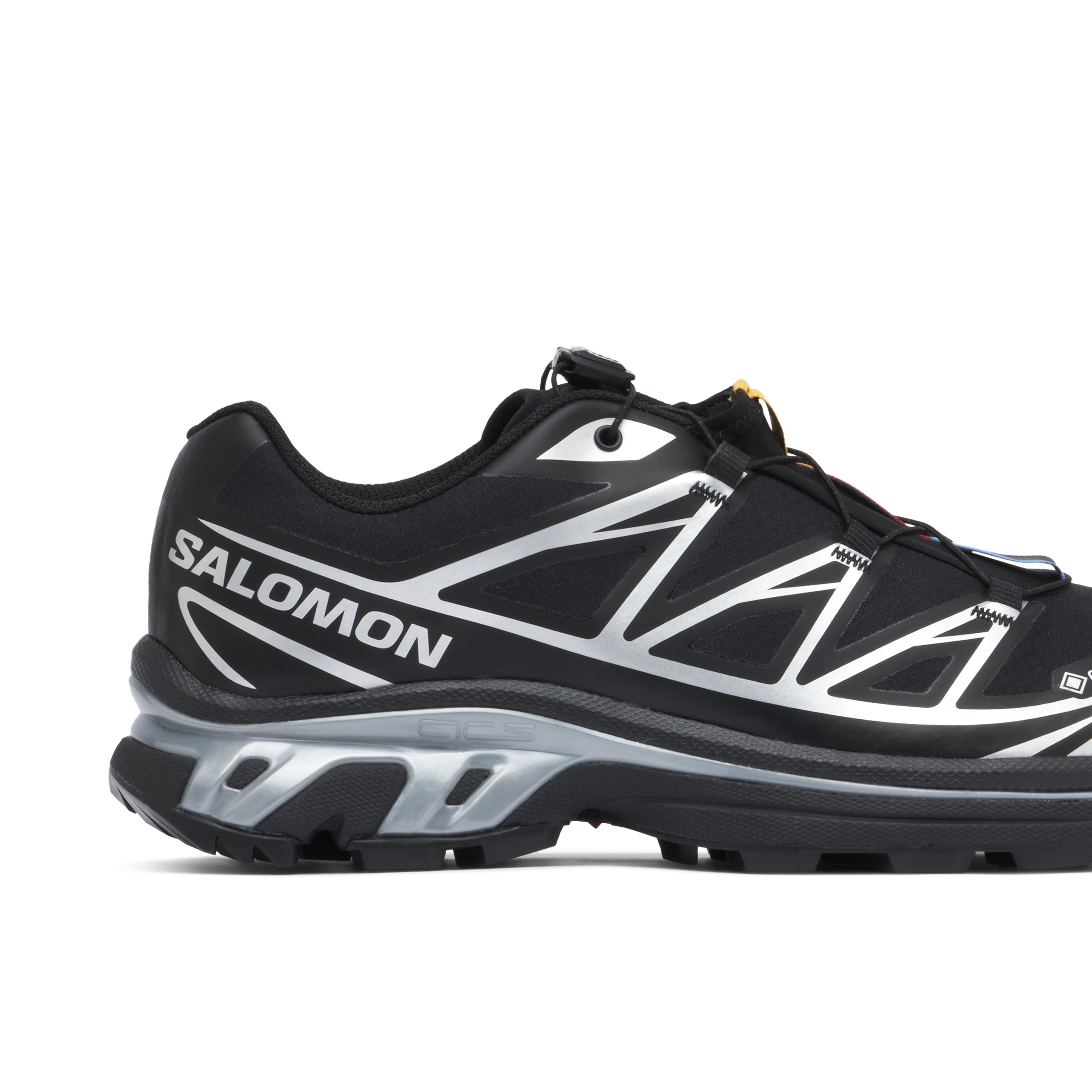 Salomon XT-6 Gore-Tex Black Silver | L47450600 | Laced