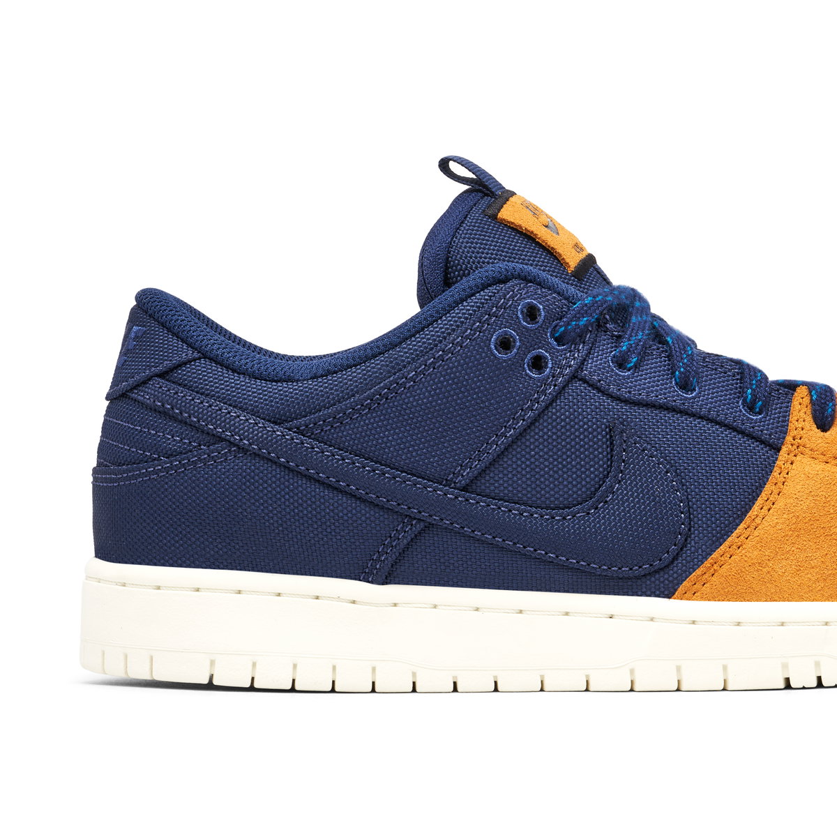 Nike SB Dunk Low Midnight Navy Desert Ochre | DX6775-400 | Laced display picture 1
