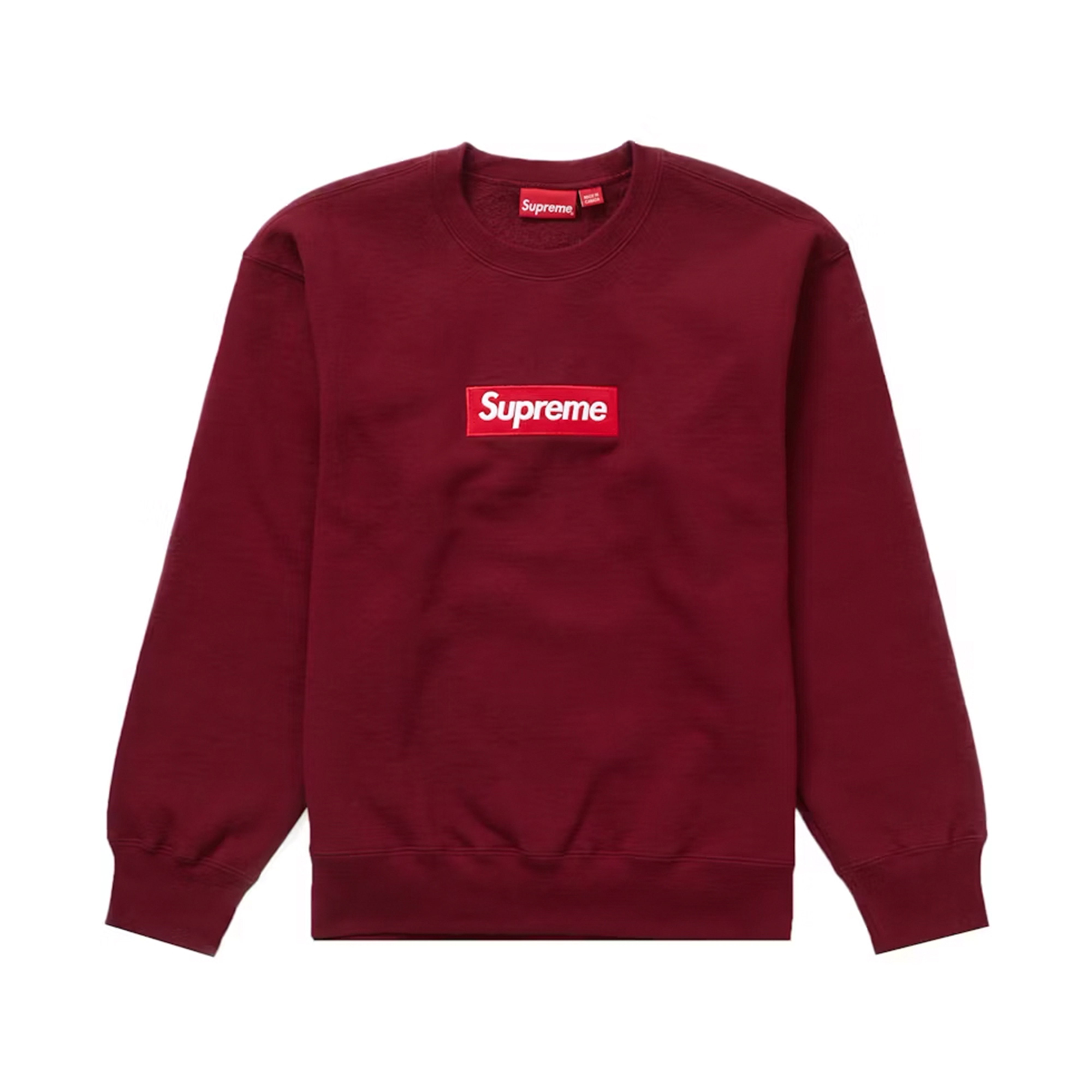 Supreme Box Logo Crewneck (FW22) Cardinal | SUPREME-00242 | Laced