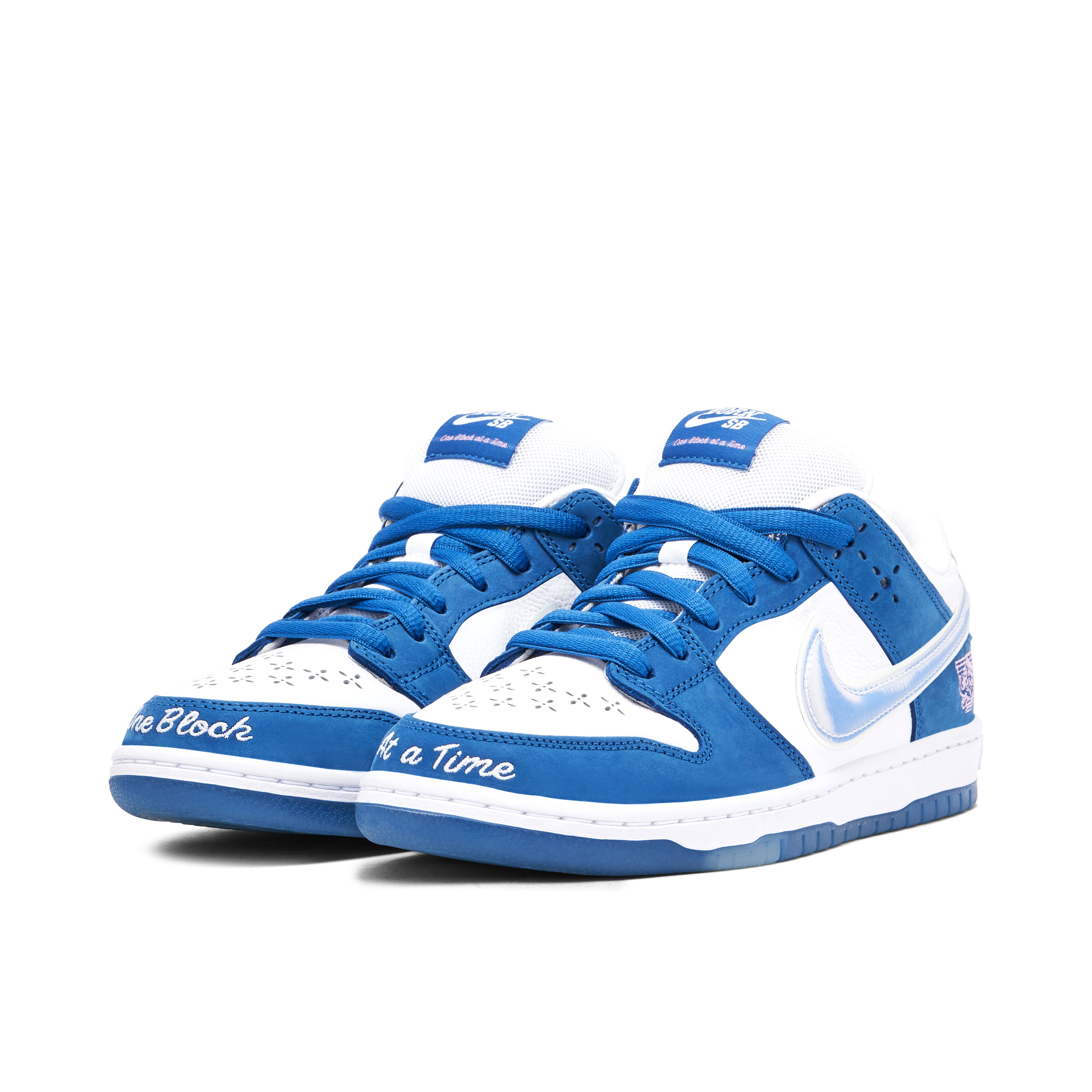 Nike SB Dunk Low x Born x Raised White Blue | FN7819-400 | Laced