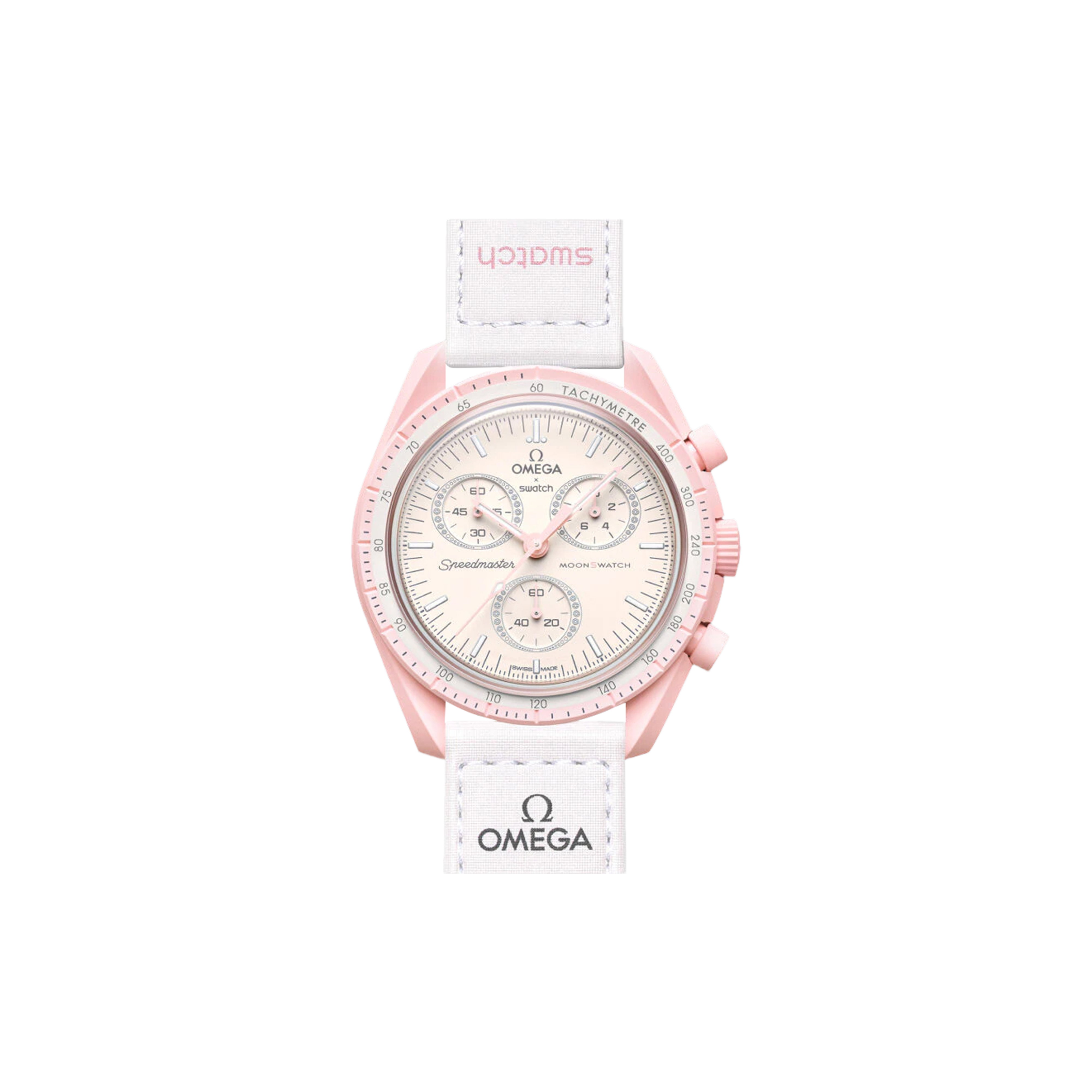 OMEGA(オメガ) 腕時計美品  BIOCERAMIC MOONSWATCH MISSION TO VENUS SO33P100 ボーイズ ×SWATCH/スピードマスター/クロノグラフ 白 Swatch x Omega Bioceramic Moonswatch Mission to Venus SO33P100