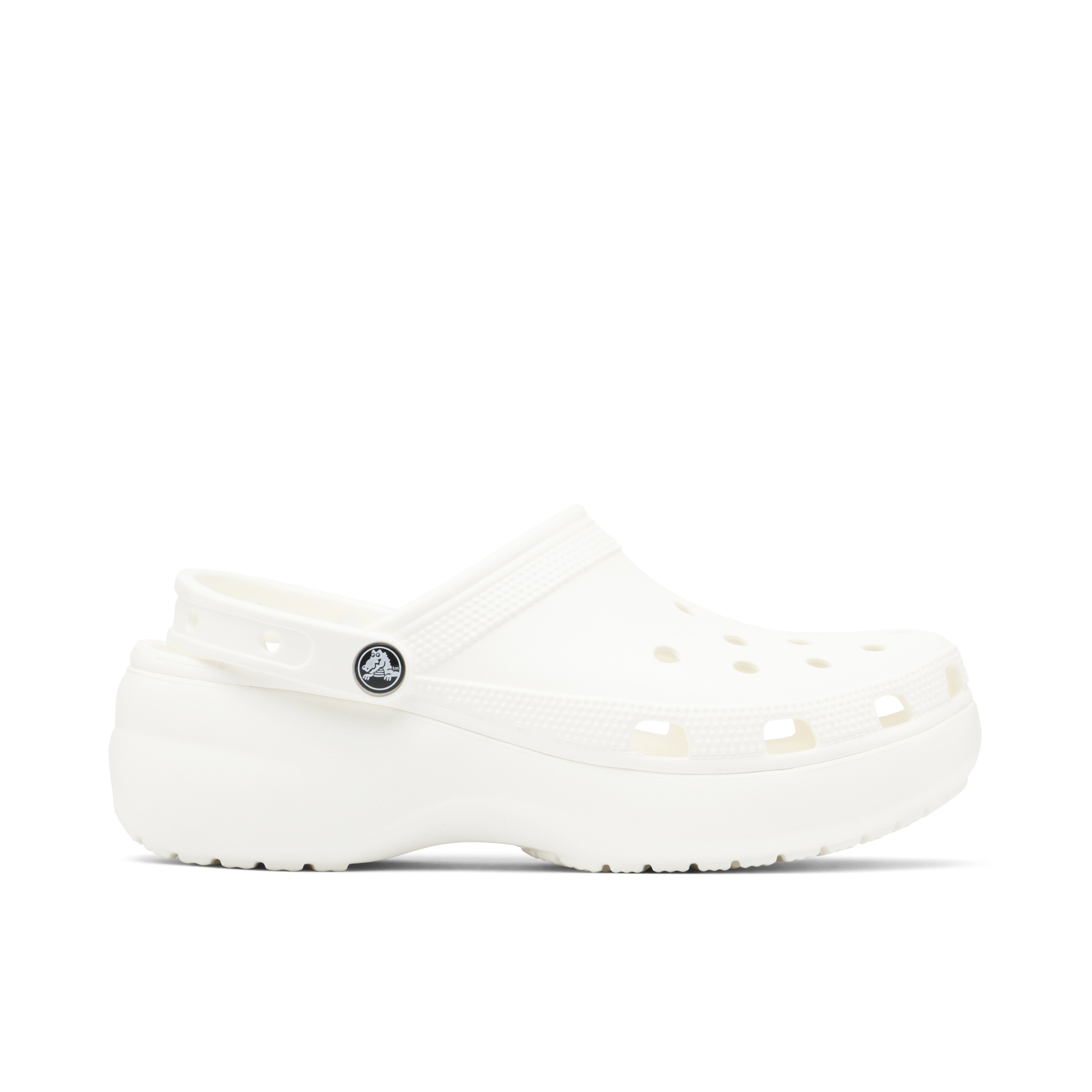 Crocs Classic Platform Clog White Womens