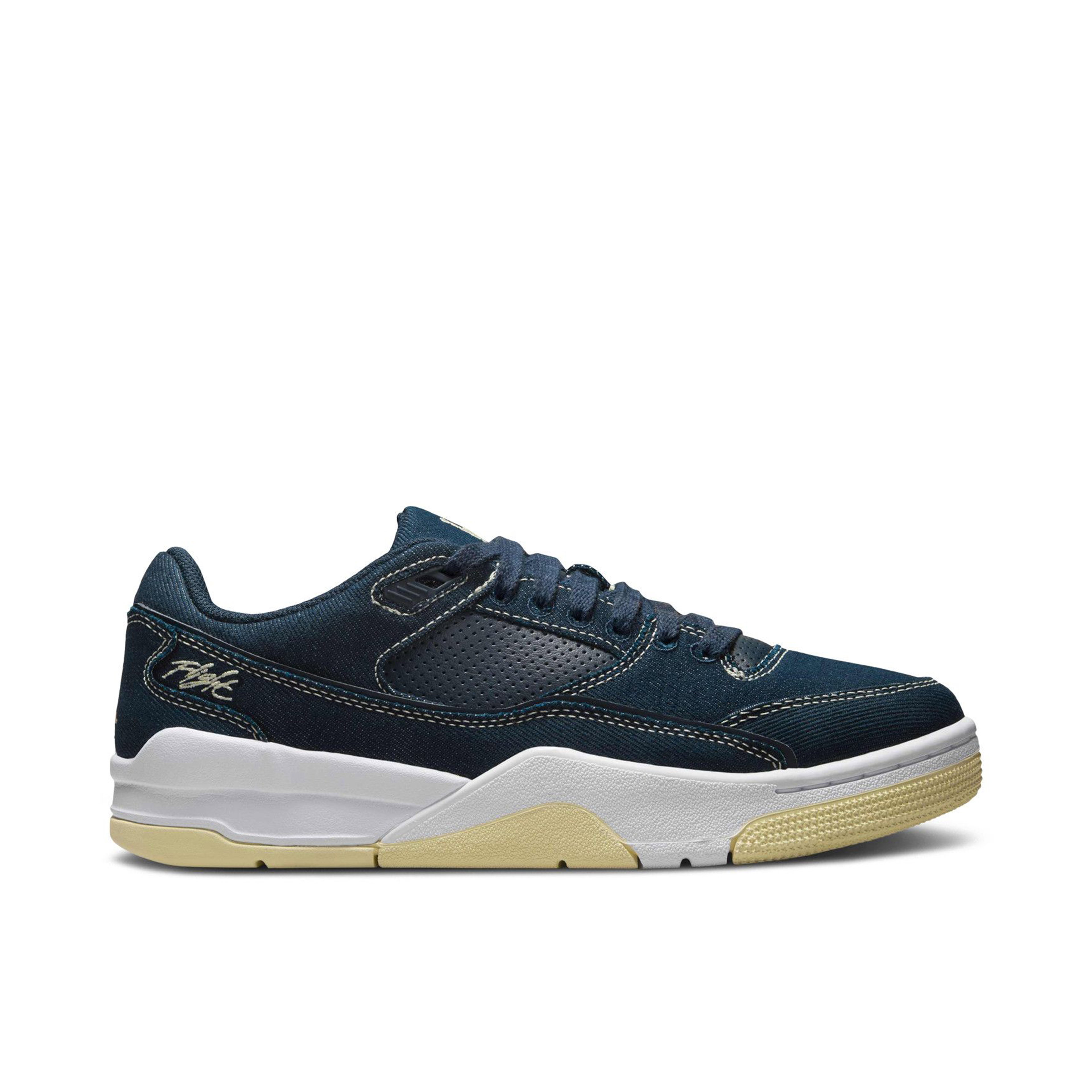 Air Jordan Flight Court Obsidian White Alabaster Womens