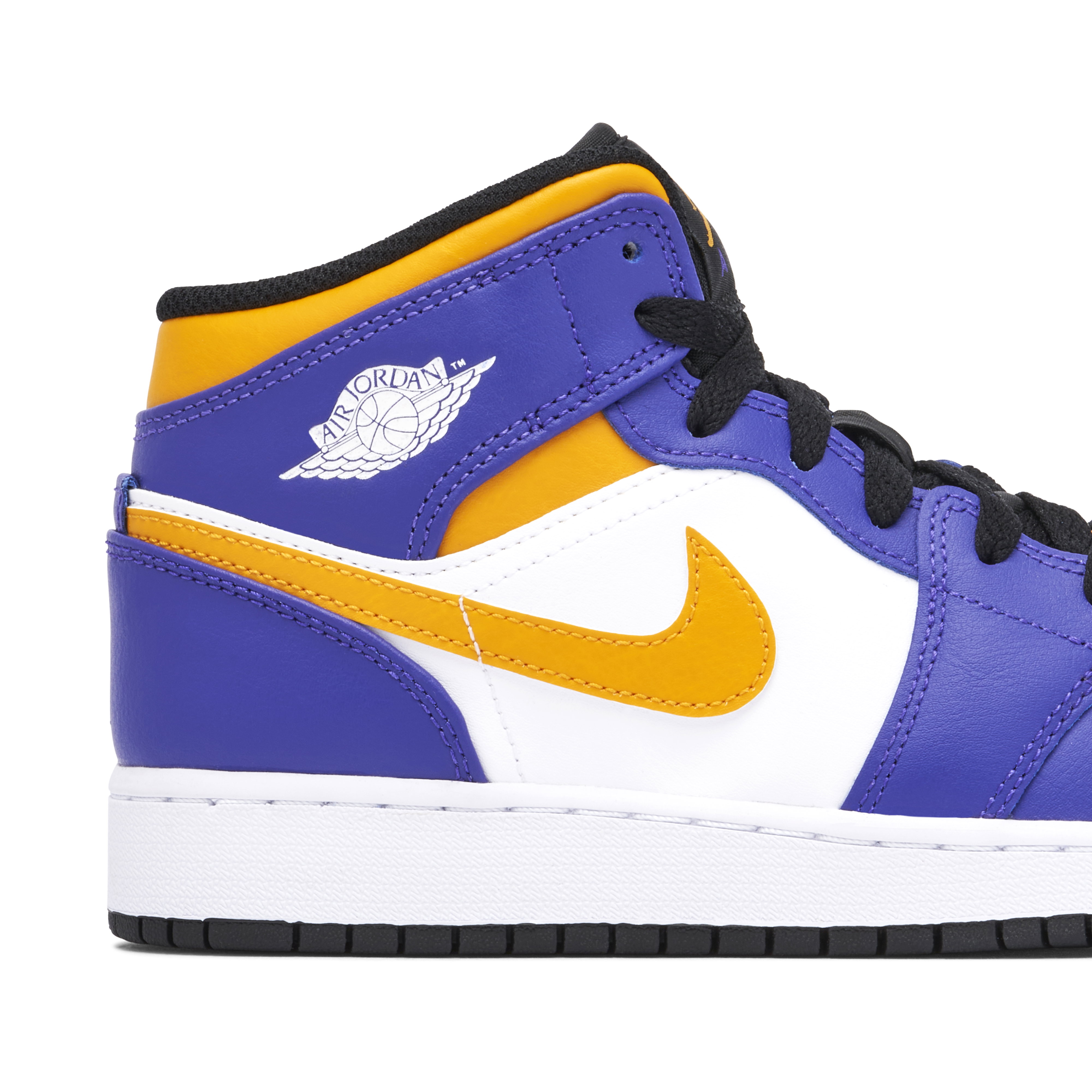 Air Jordan 1 Mid Lakers GS | DQ8423-517 | Laced