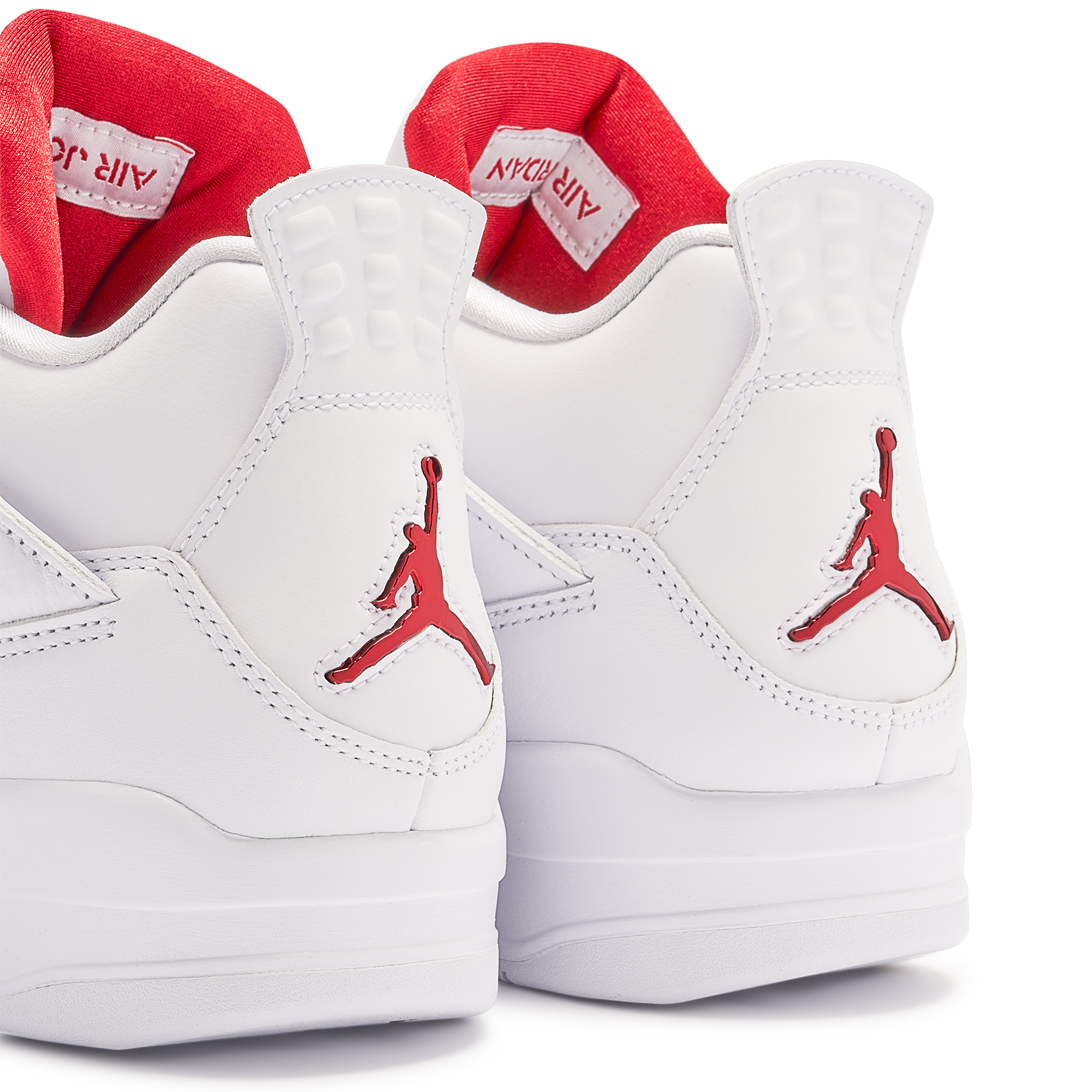 Air Jordan 4 Metallic Pack White Red | CT8527-112 | Laced