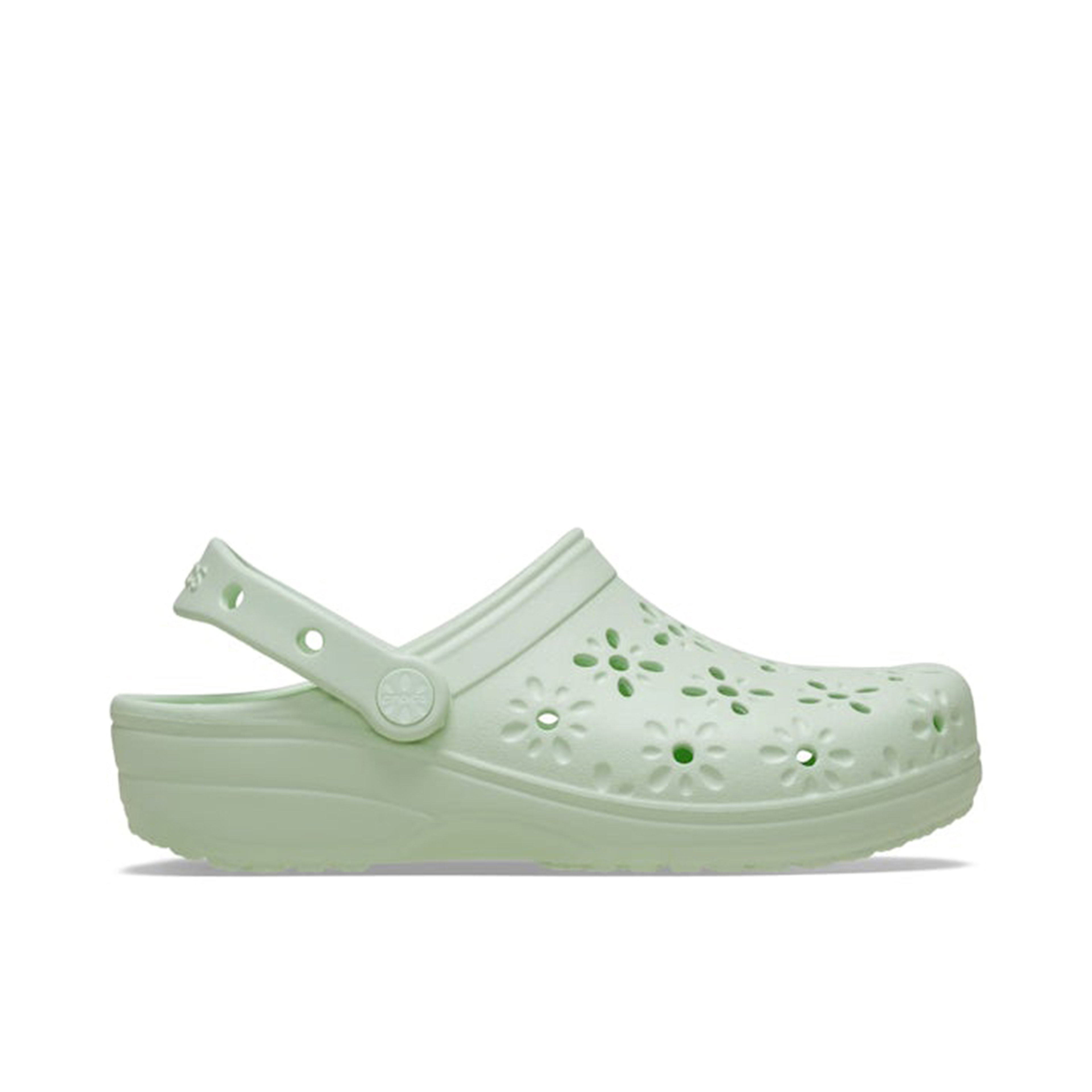 Crocs Classic Floral Cut-Out Clog Jade Tint