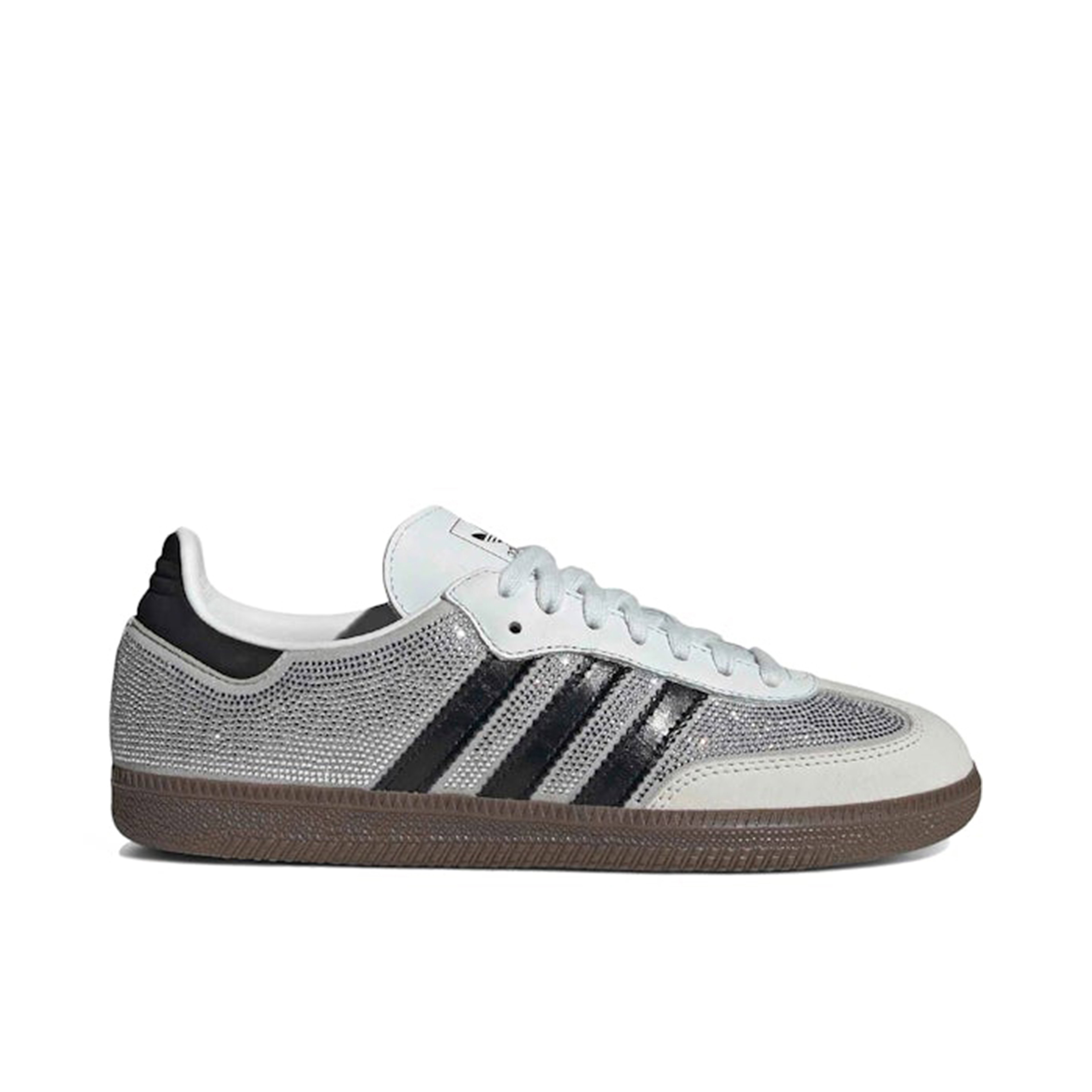 Adidas Samba OG Rhinestone Crystal White Silver Womens