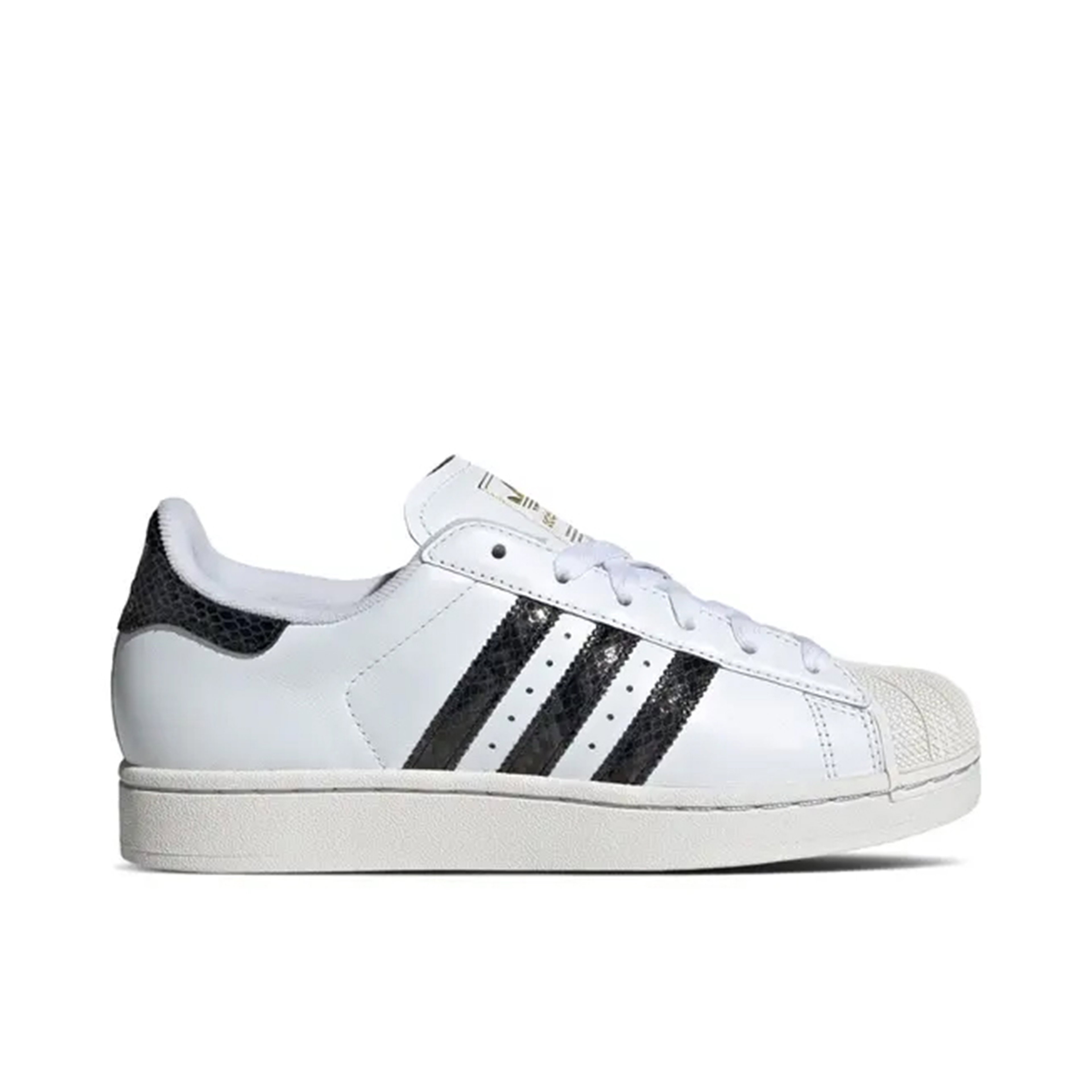 Adidas Superstar II Snakeskin Stripes White Womens