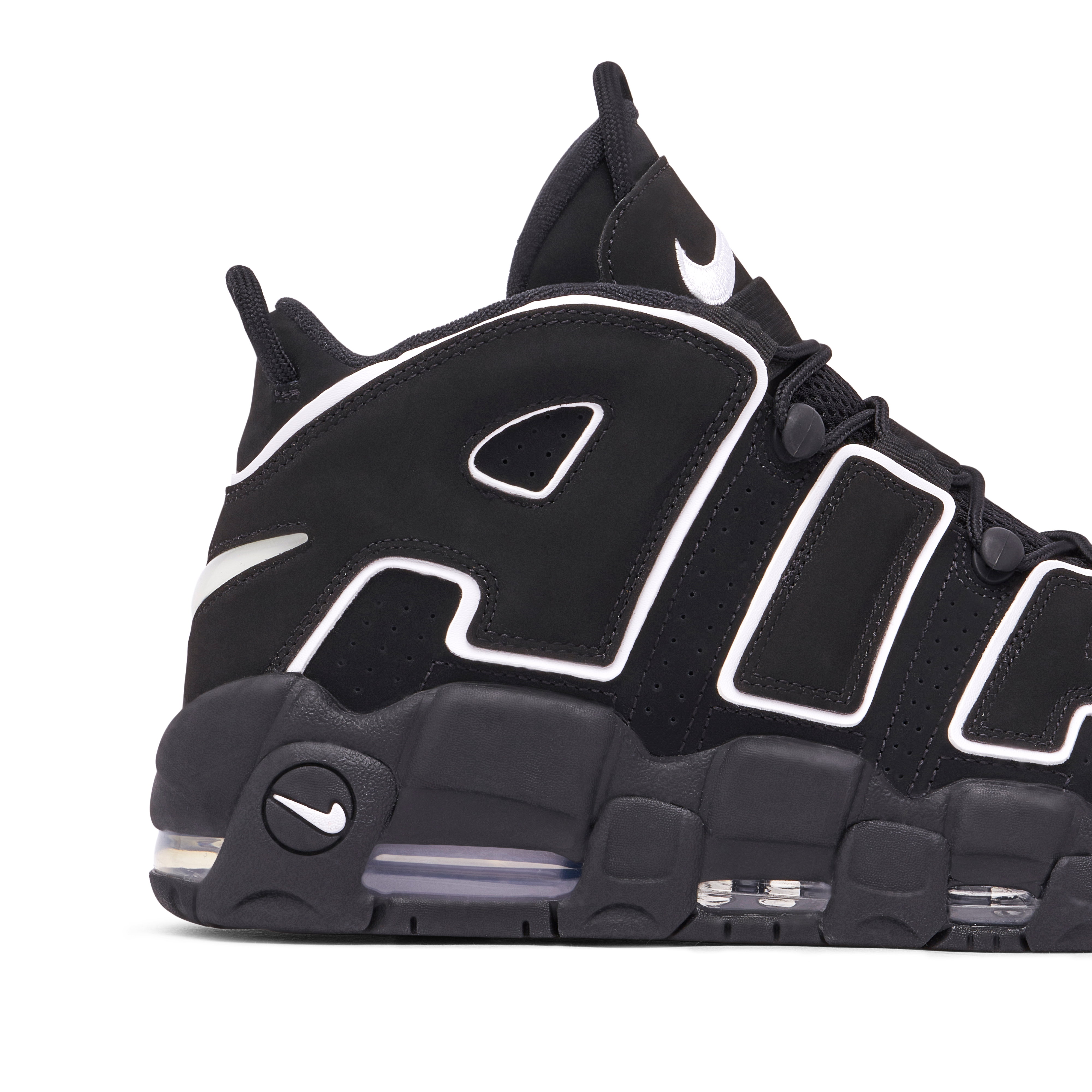 Nike Air More Uptempo Black White | 414962-002 | Laced