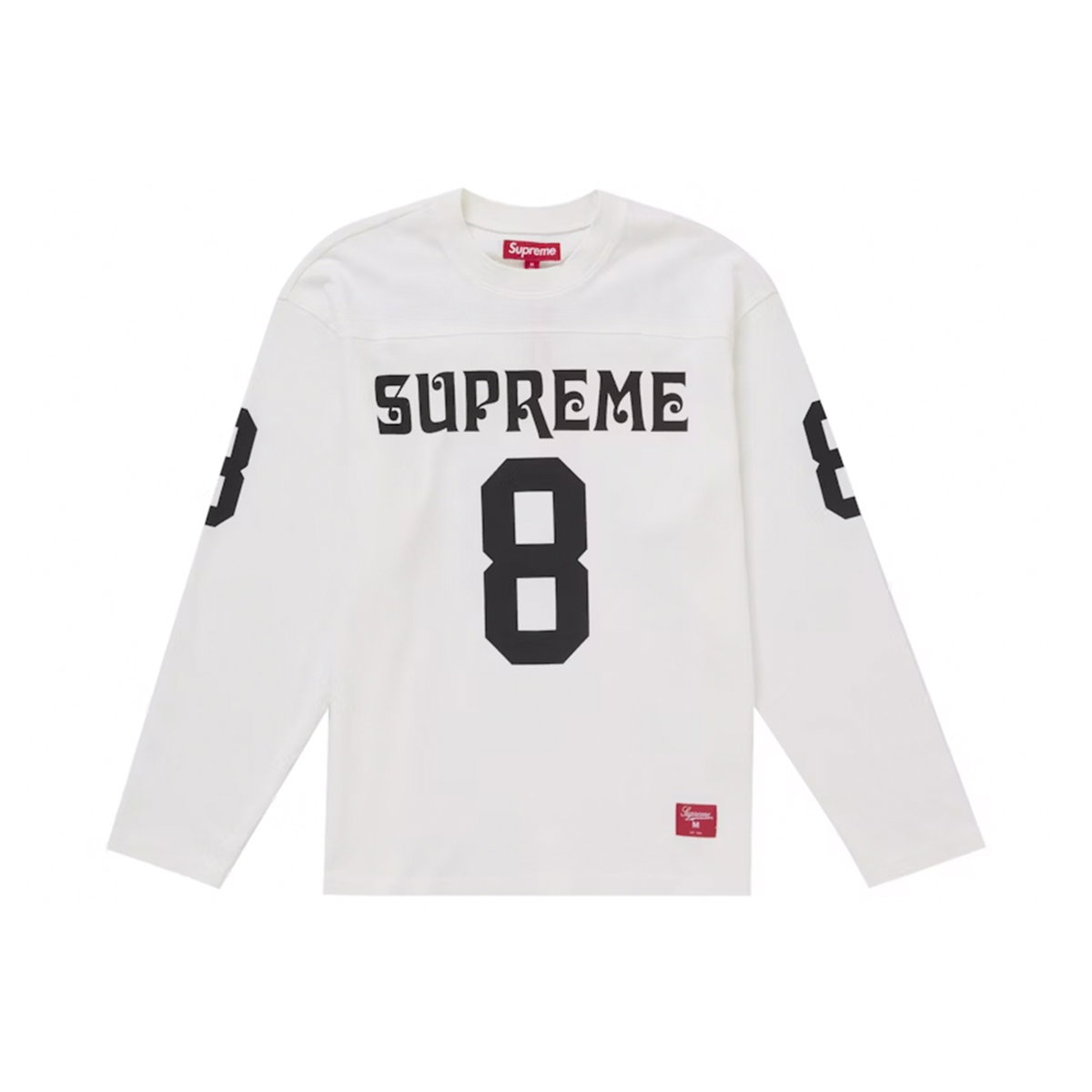 Supreme Affiliated L/S Football Top White | SUPREME-01596 | Laced