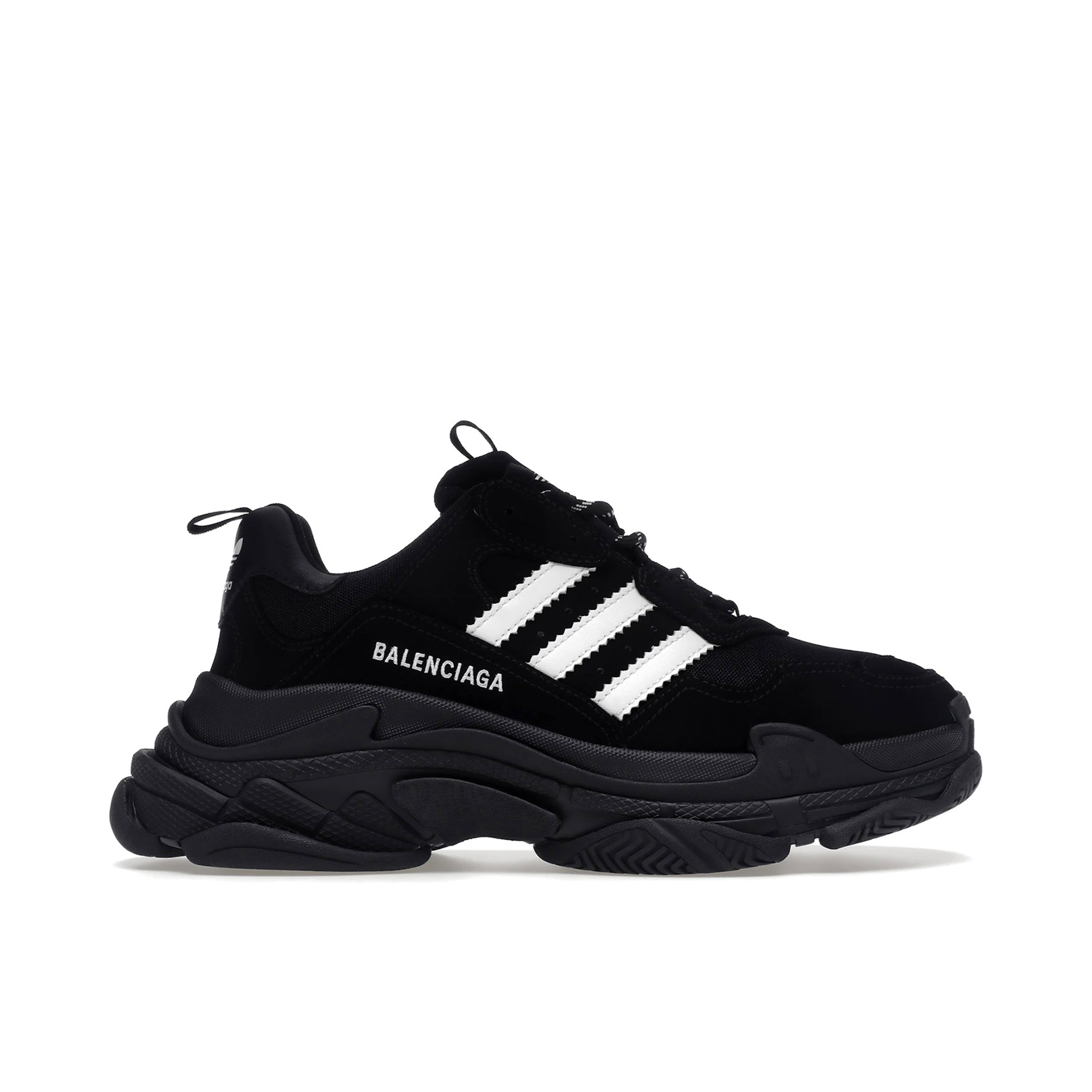 Balenciaga x adidas Triple S Black White