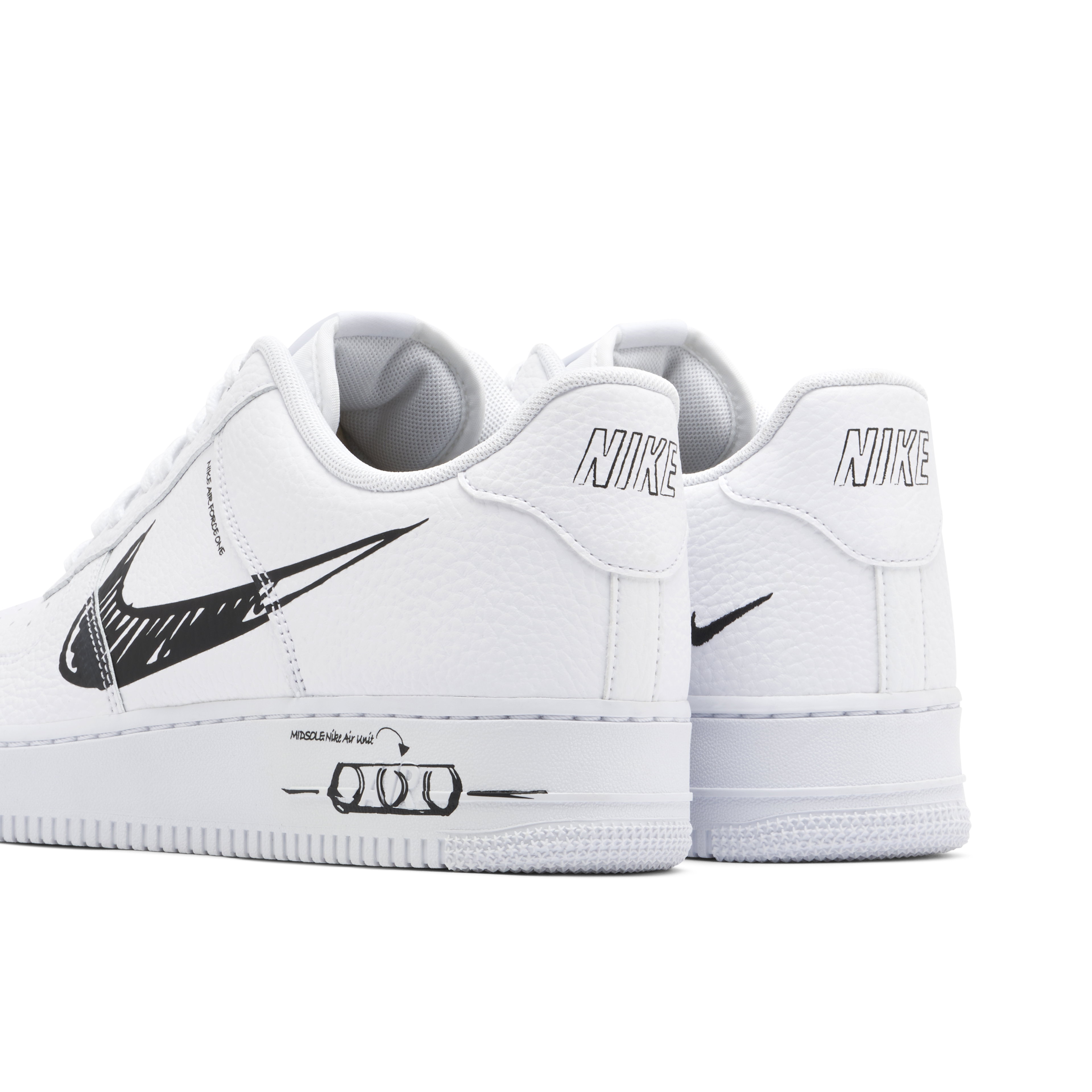 Nike Air Force 1 Low Sketch White