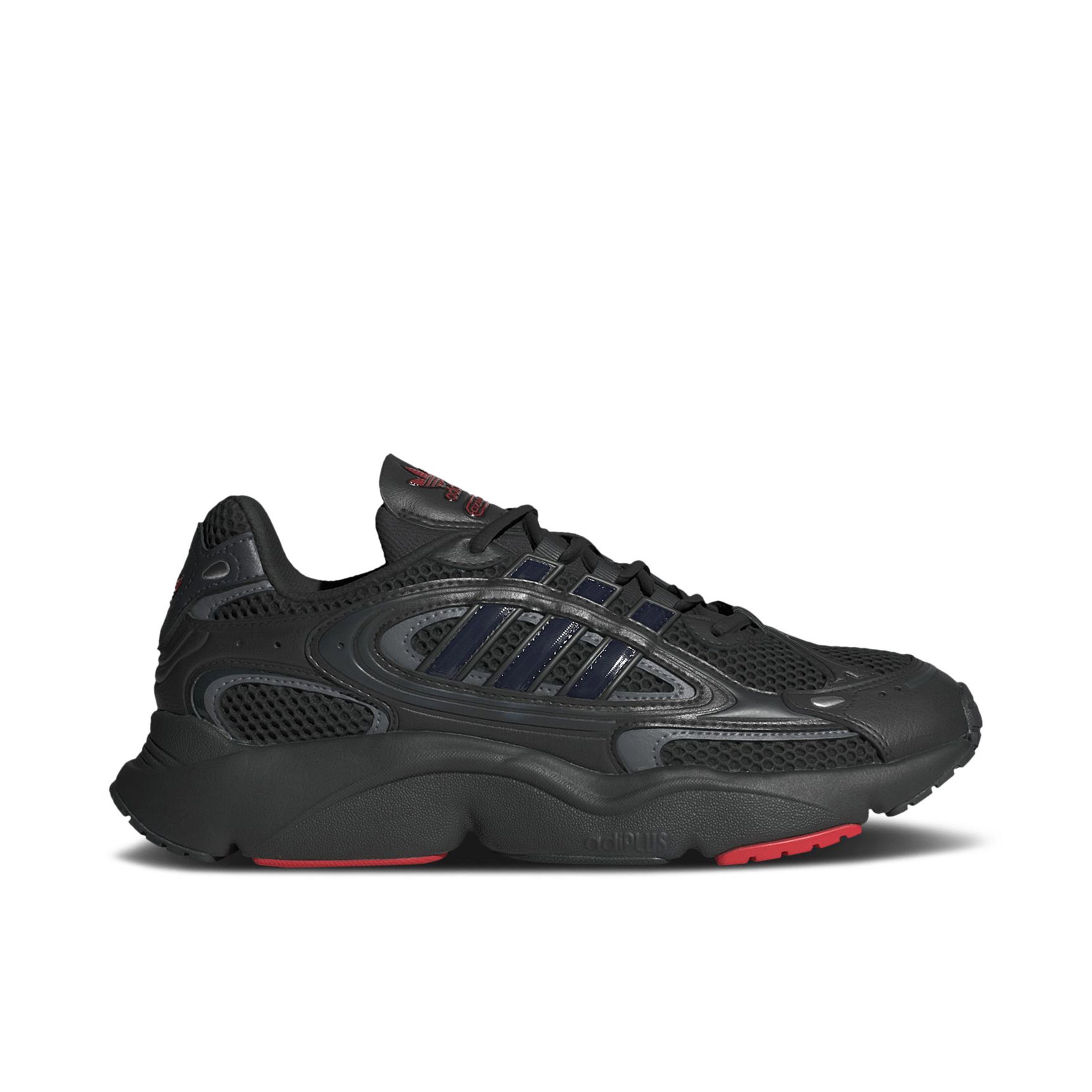 Adidas Ozmillen Core Black Grey Better Scarlet