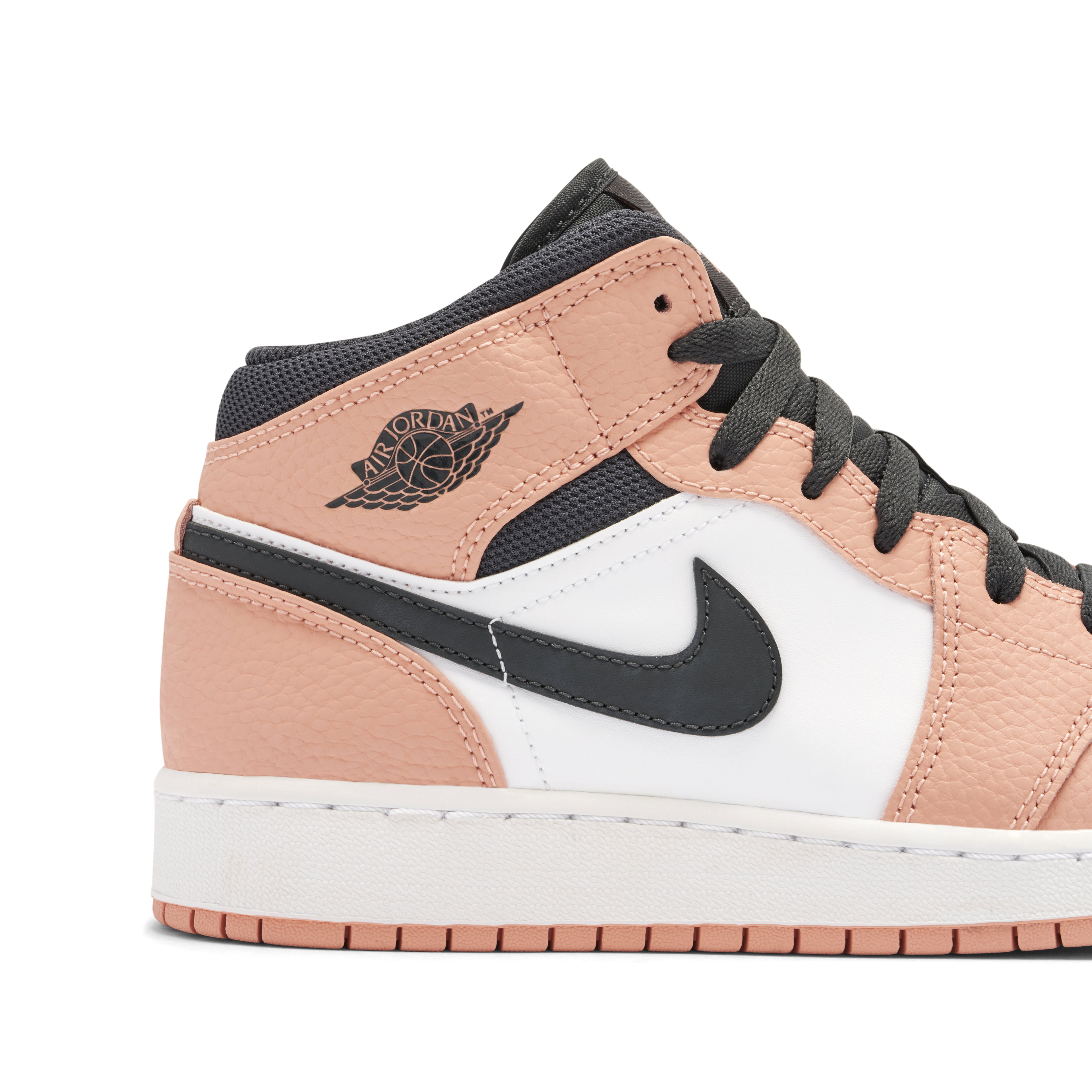 Air Jordan 1 Mid Pink Quartz GS