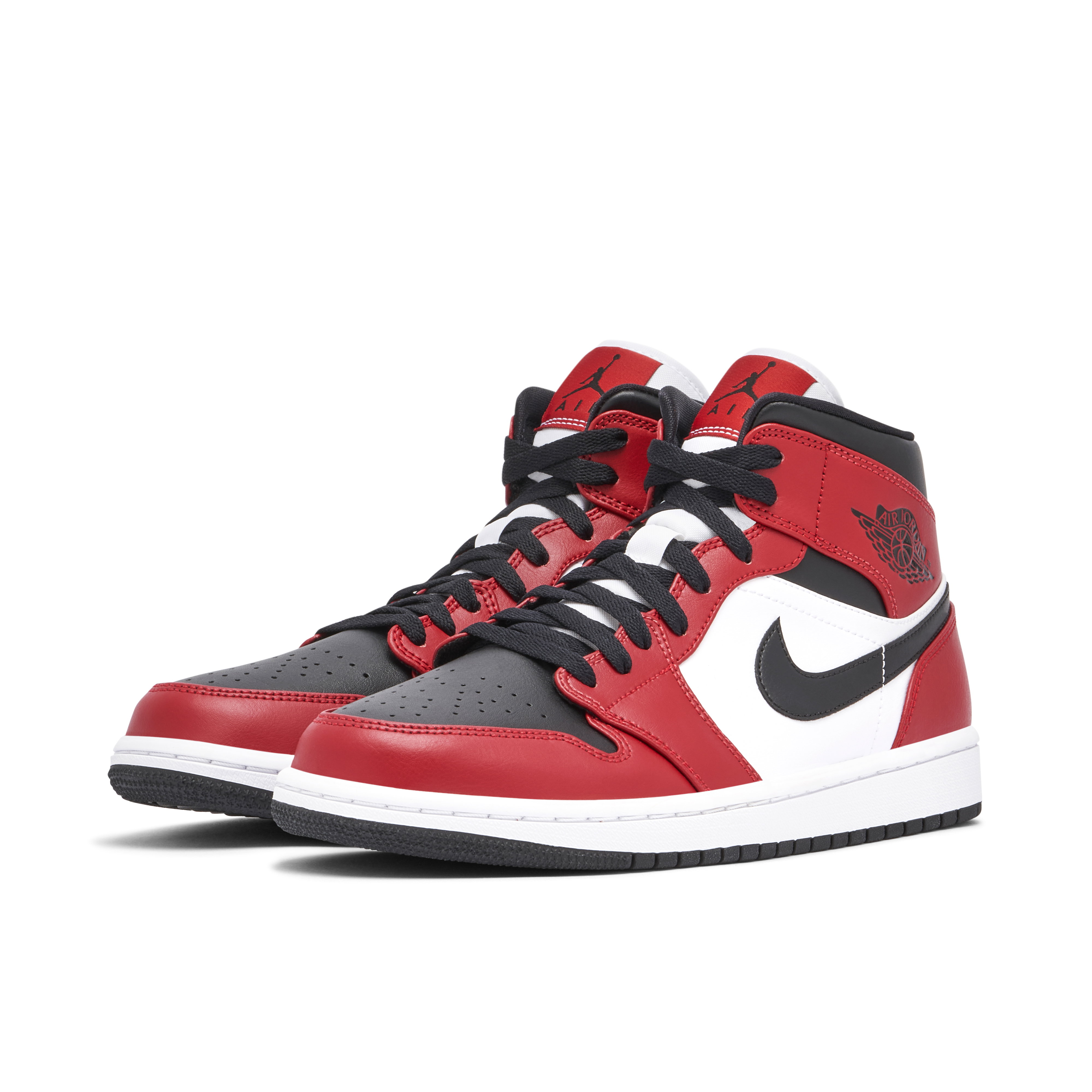Air Jordan 1 Mid Chicago Toe | 554724-069 | Laced