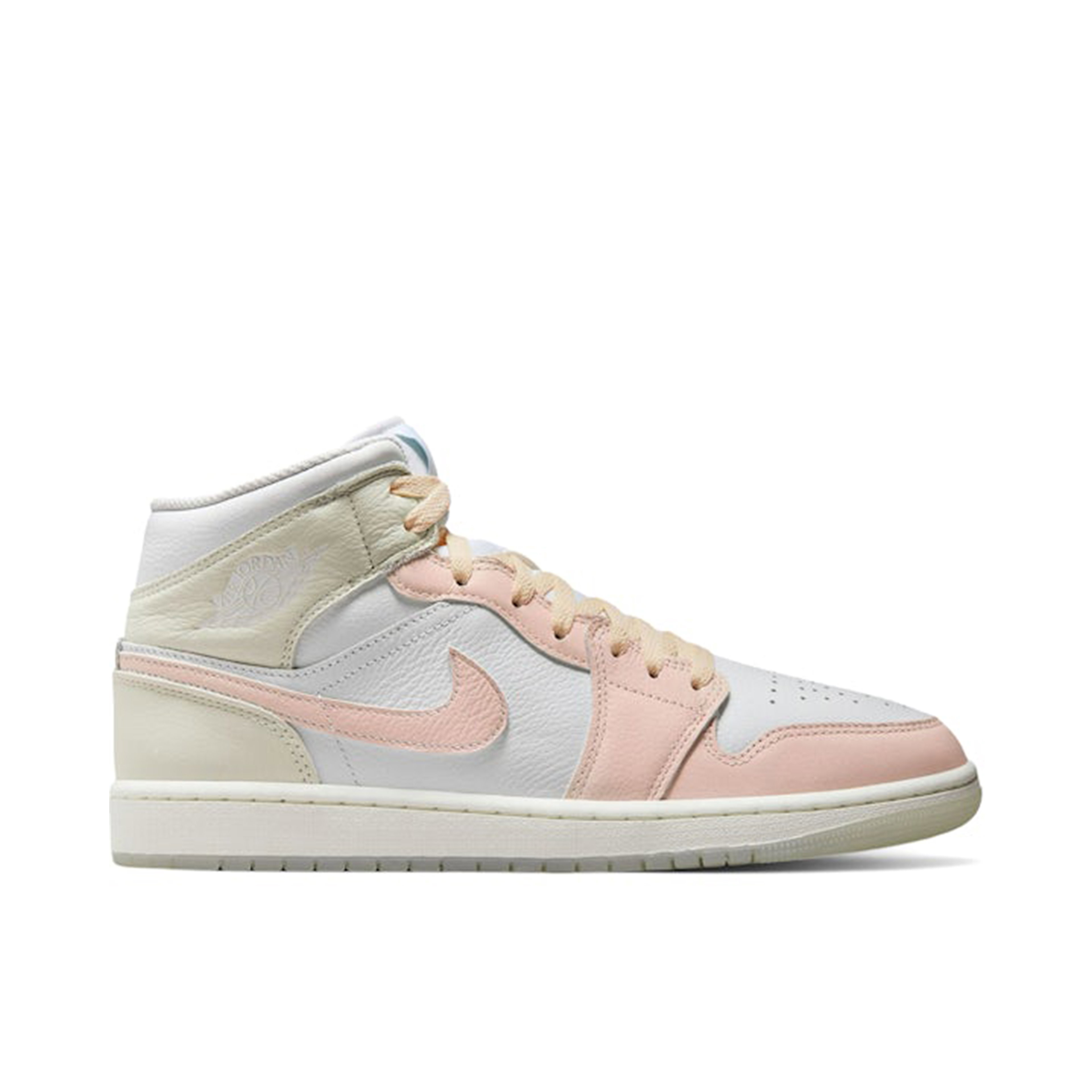 Air Jordan 1 Mid SE White Sea Glass Glacier Blue Guava Ice