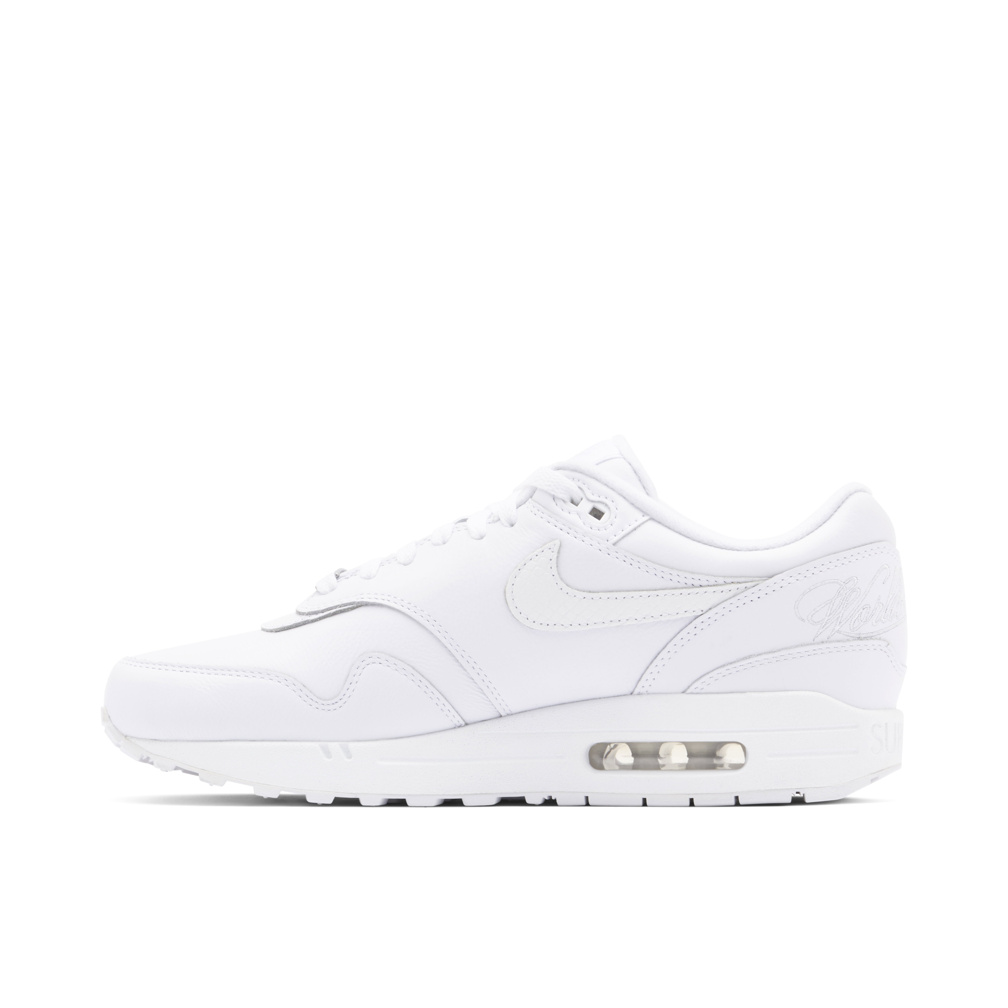 Nike Air Max 1 '87 SP Supreme Triple White | HF8813-100 | Laced