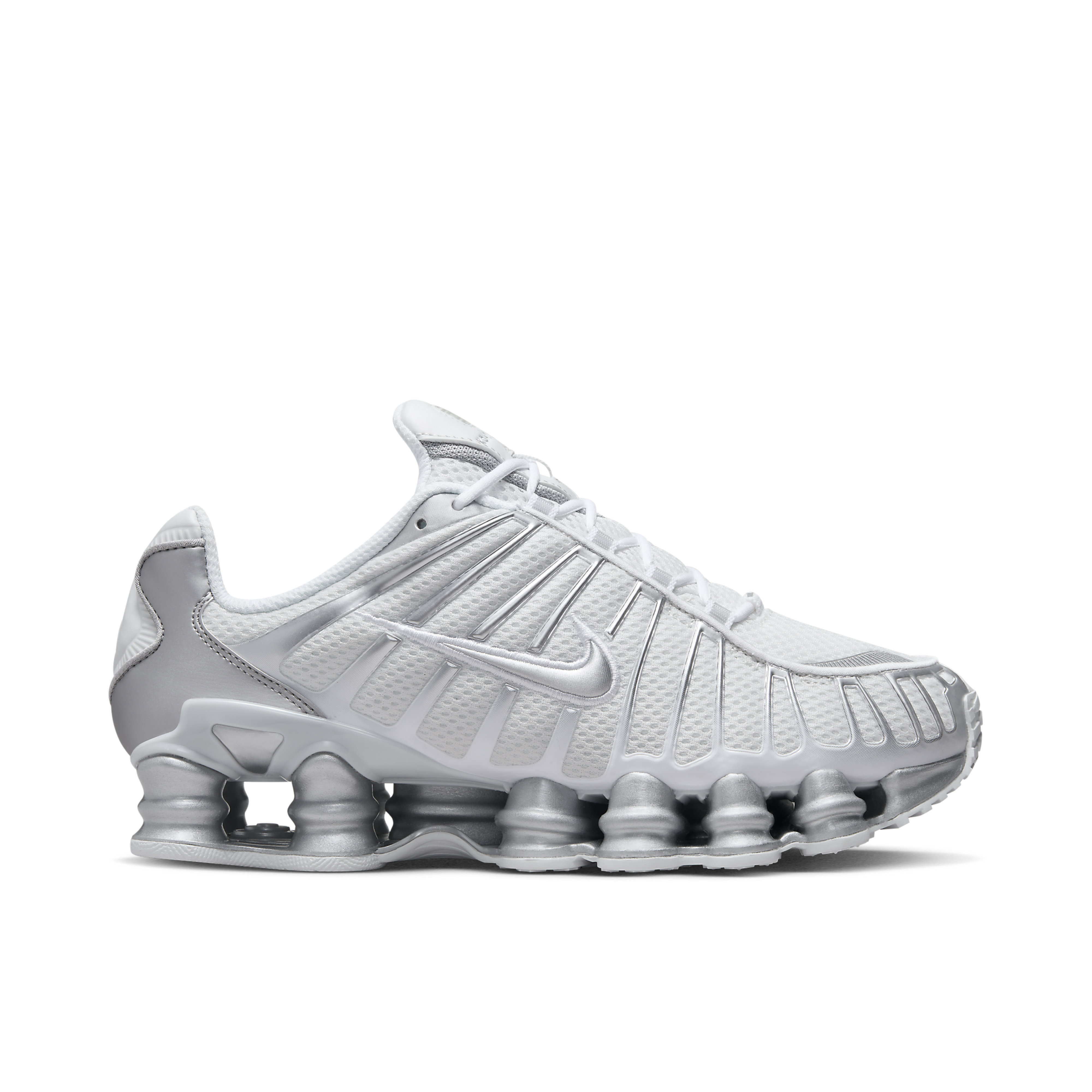 Nike Shox TL White Chrome Womens | HF1065-094 | Laced