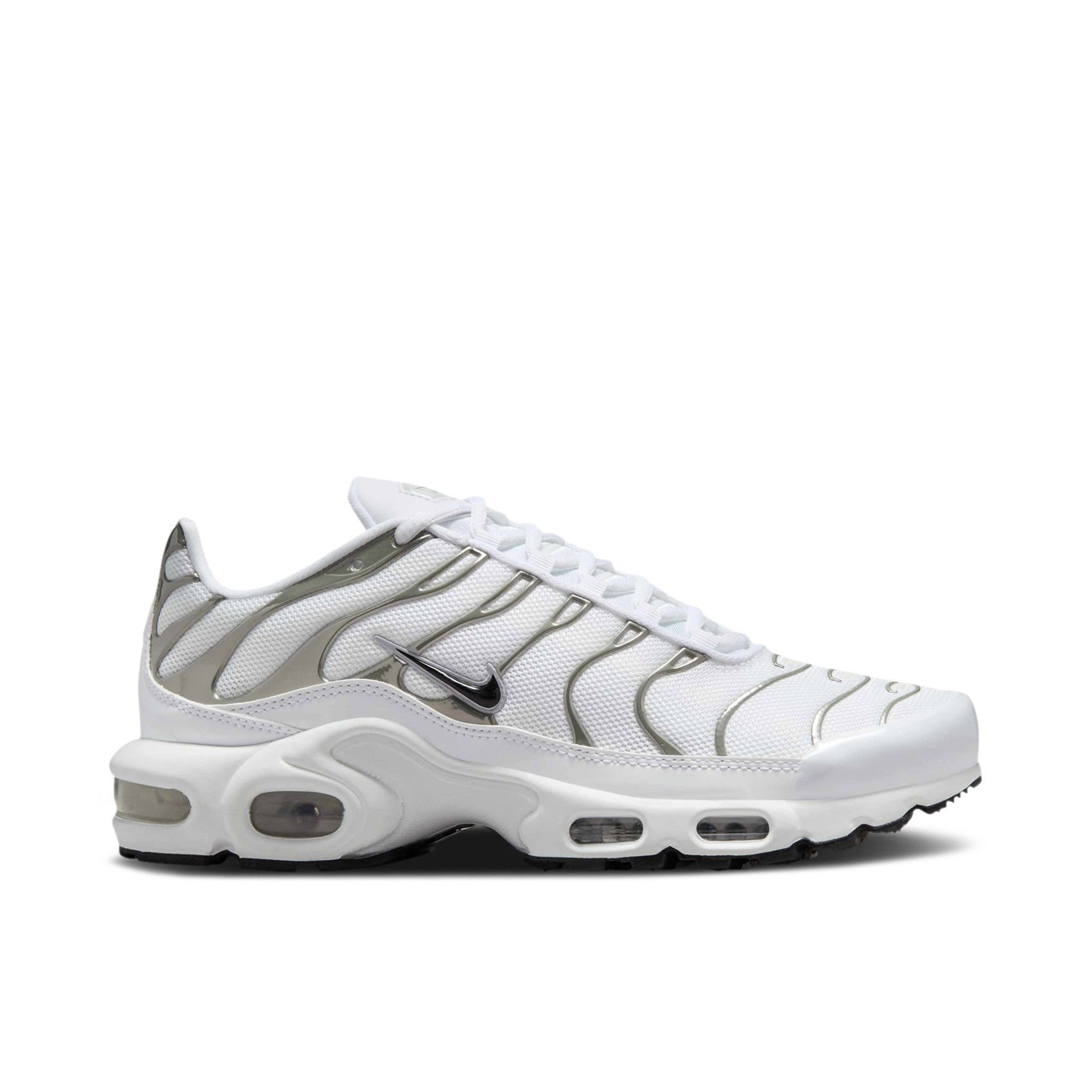 Nike Air Max Plus SE White Metallic Silver Womens