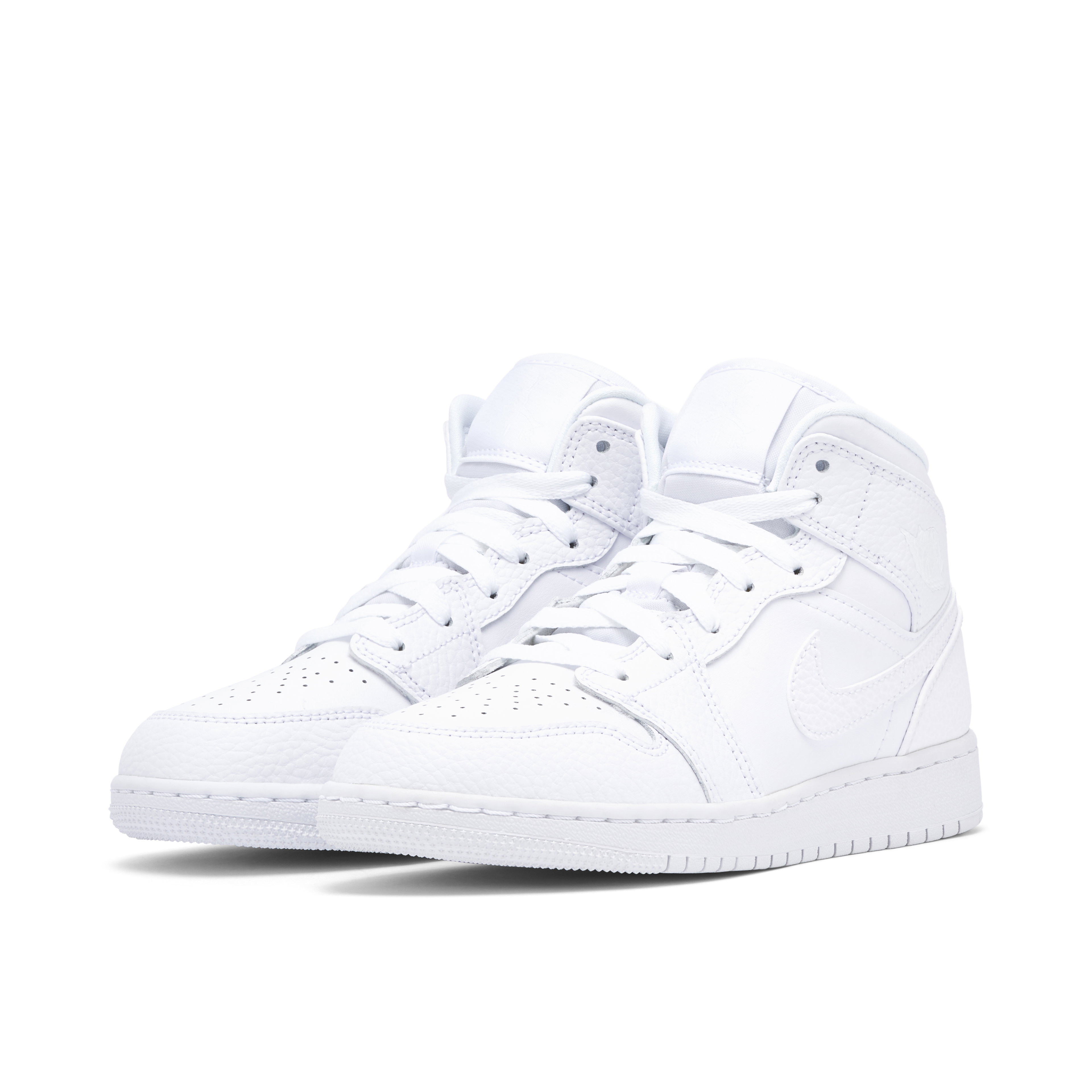 Air Jordan 1 Mid Triple White GS