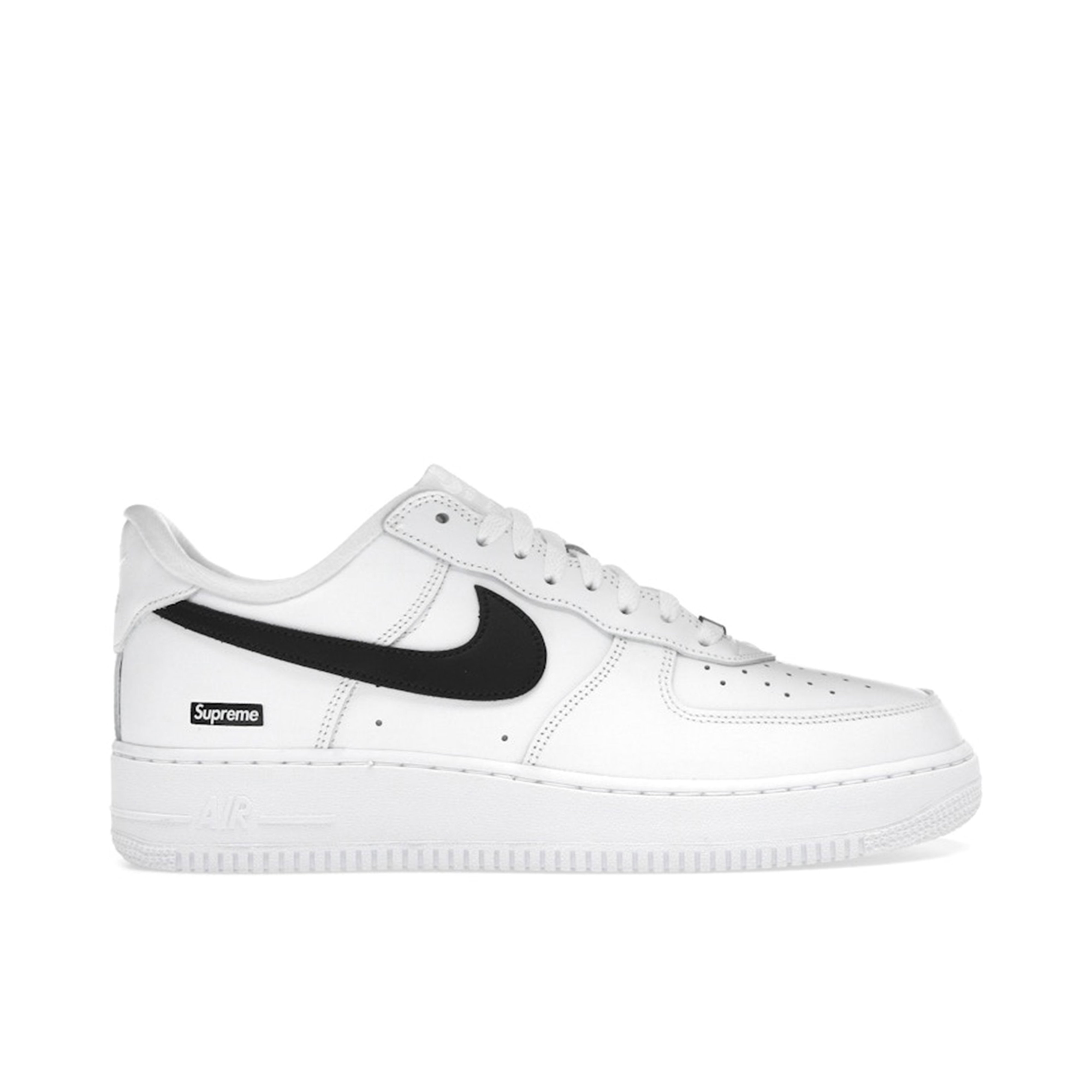 Nike Air Force 1 Low Supreme White Black | CU9225-102 | Laced
