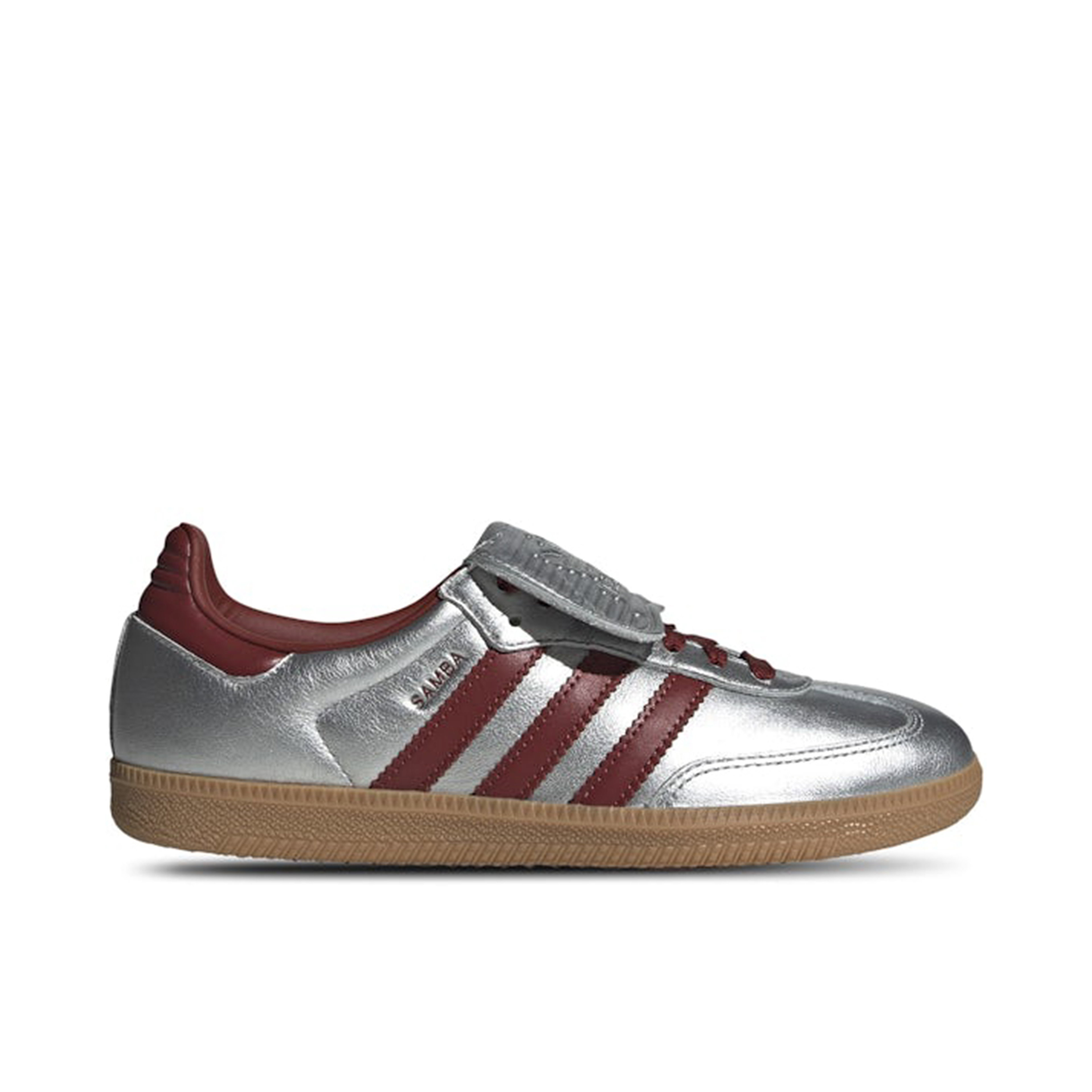 Adidas Samba LT Silver Metallic Ruby Gum Womens