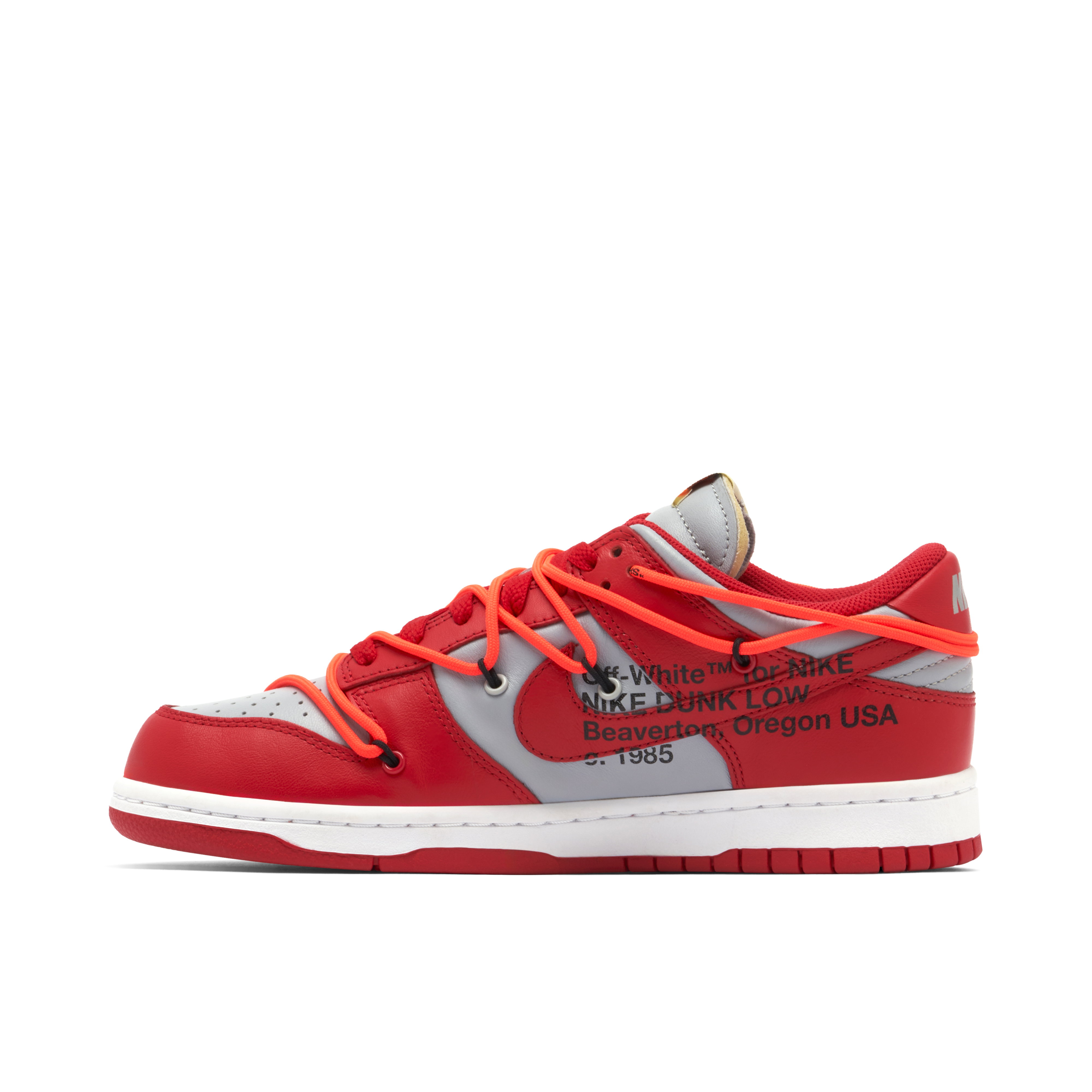 Off-White x Nike SB Dunk Low Red | CT0856-600 | Laced