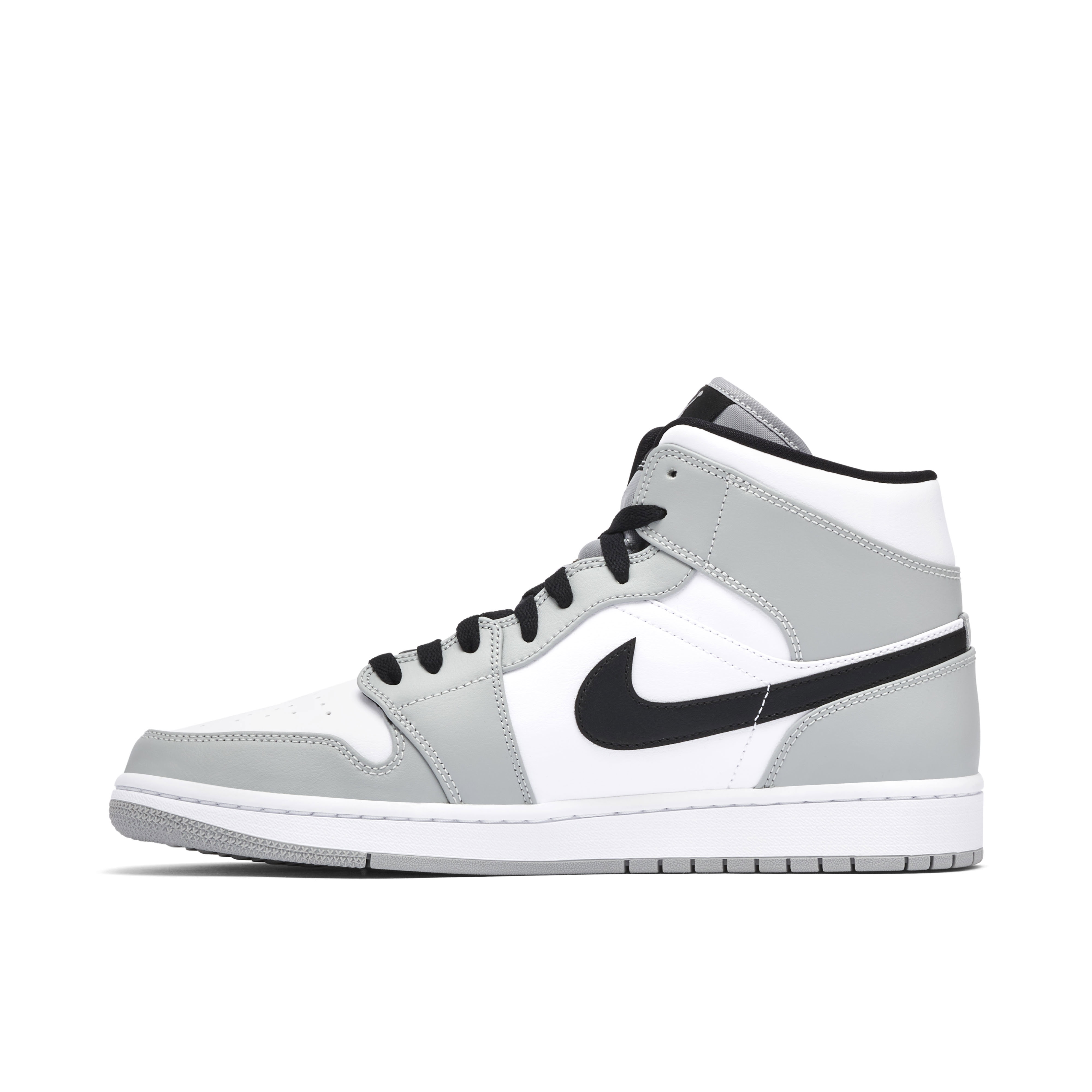 Air Jordan 1 Mid Light Smoke Grey | 554724-092 | Laced